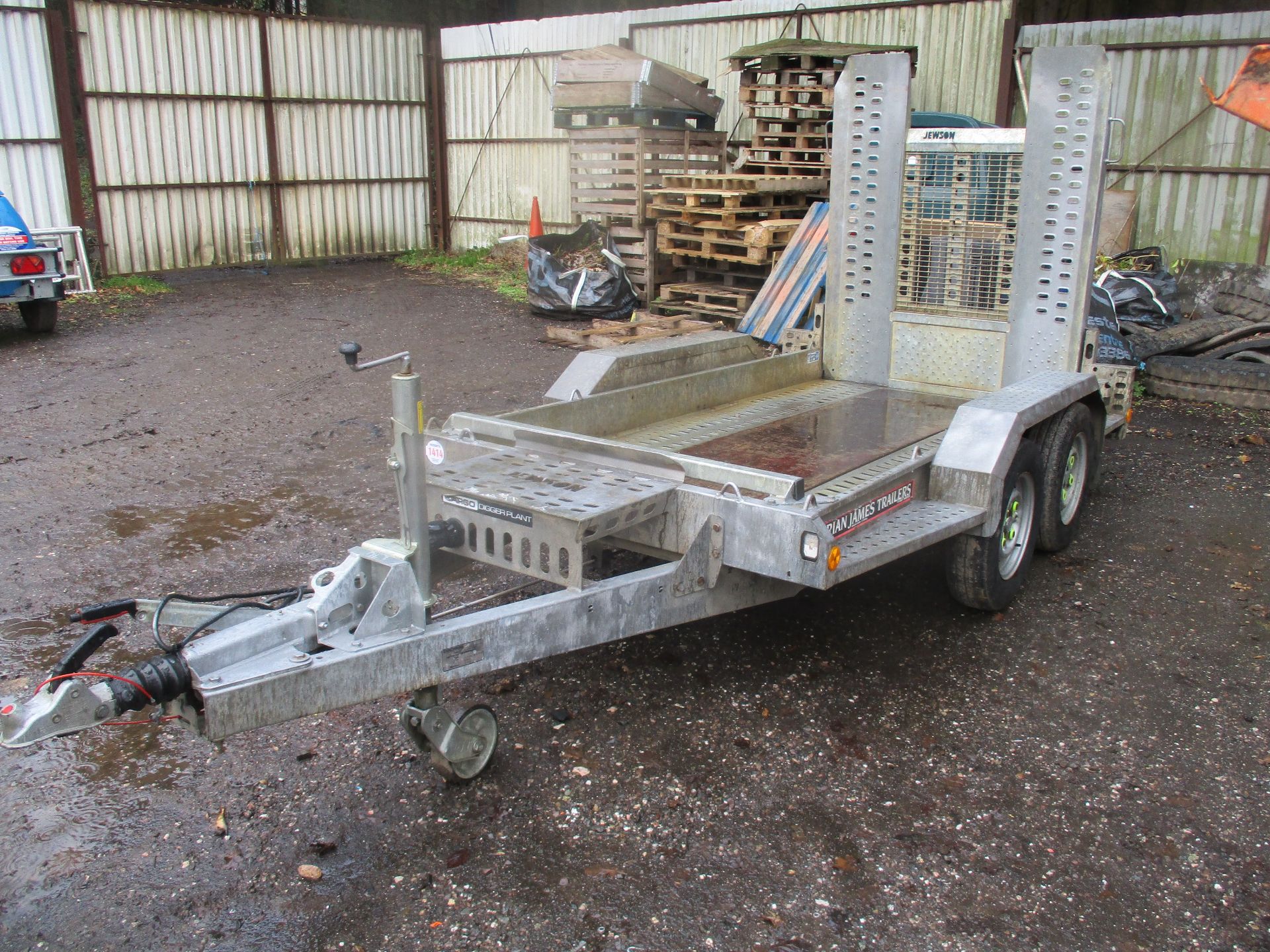 BRIAN JAMES MINI DIGGER TRAILER - Image 3 of 3