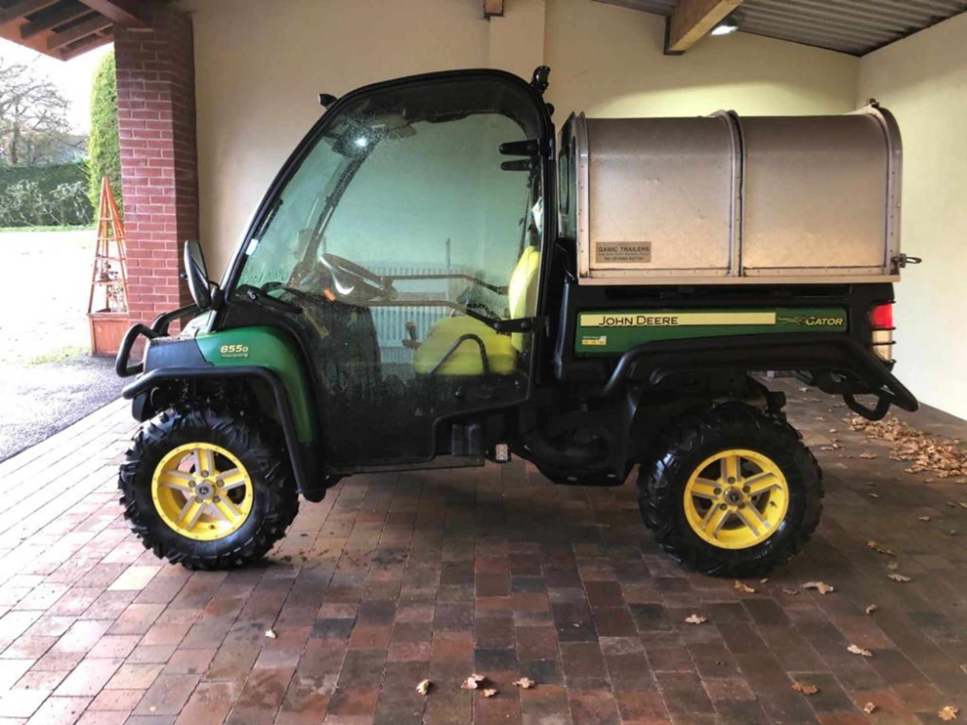 JOHN DEERE 855D GATOR 1263HRS WA14BWL 1 OWNER FROM NEW ROAD LEGAL GLASS DOORS REAR CANOPY - Image 5 of 11