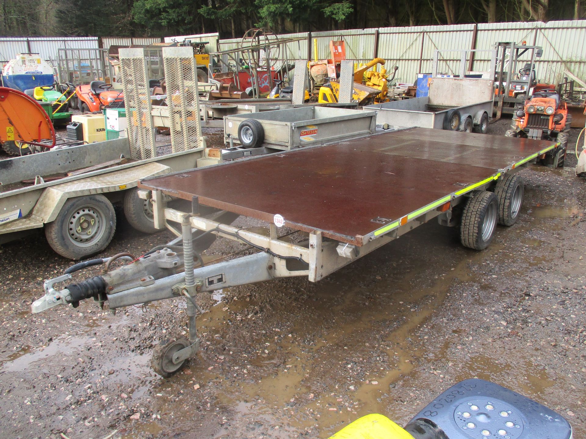 16FT IFOR WILLIAMS FLATBED TRAILER