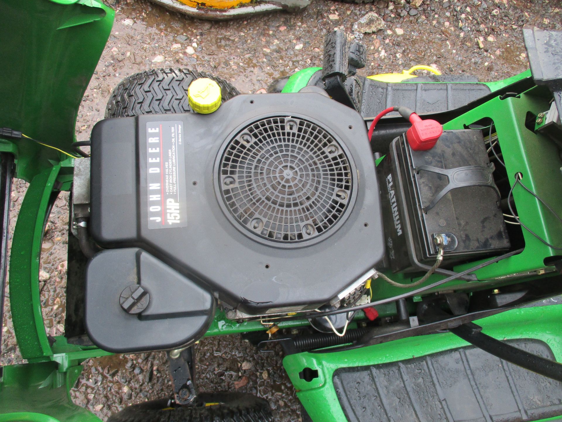 JOHN DEERE LTR155 RIDE ON MOWER C.W COLLECTOR - Image 4 of 11