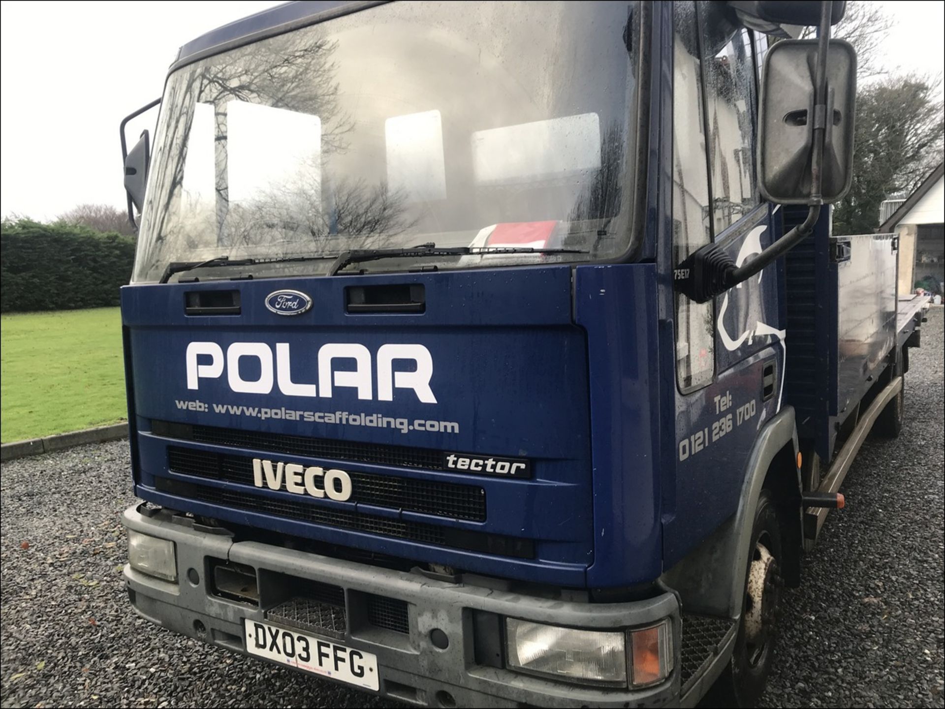 03/03 IVECO-FORD CARGO TECTOR - 3920cc 2dr Dropside (Blue, 271k) - Image 3 of 5