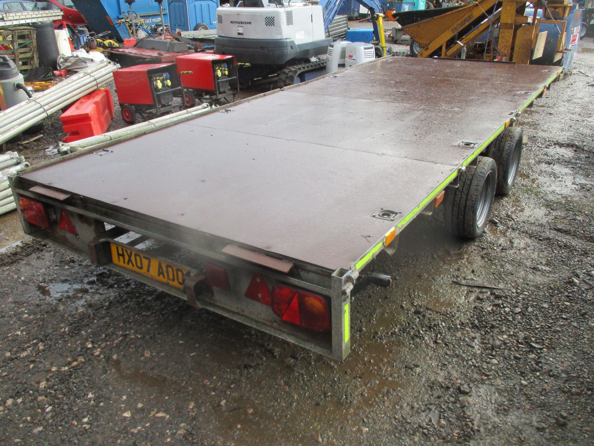 16FT IFOR WILLIAMS FLATBED TRAILER - Image 3 of 3
