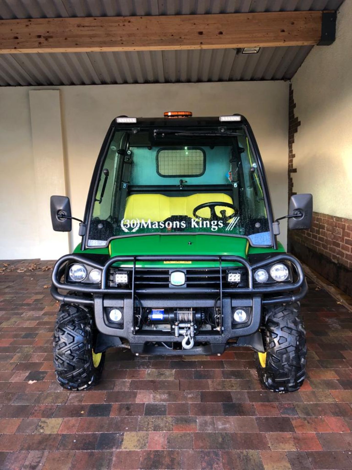 JOHN DEERE 855D GATOR 1263HRS WA14BWL 1 OWNER FROM NEW ROAD LEGAL GLASS DOORS REAR CANOPY - Image 3 of 11