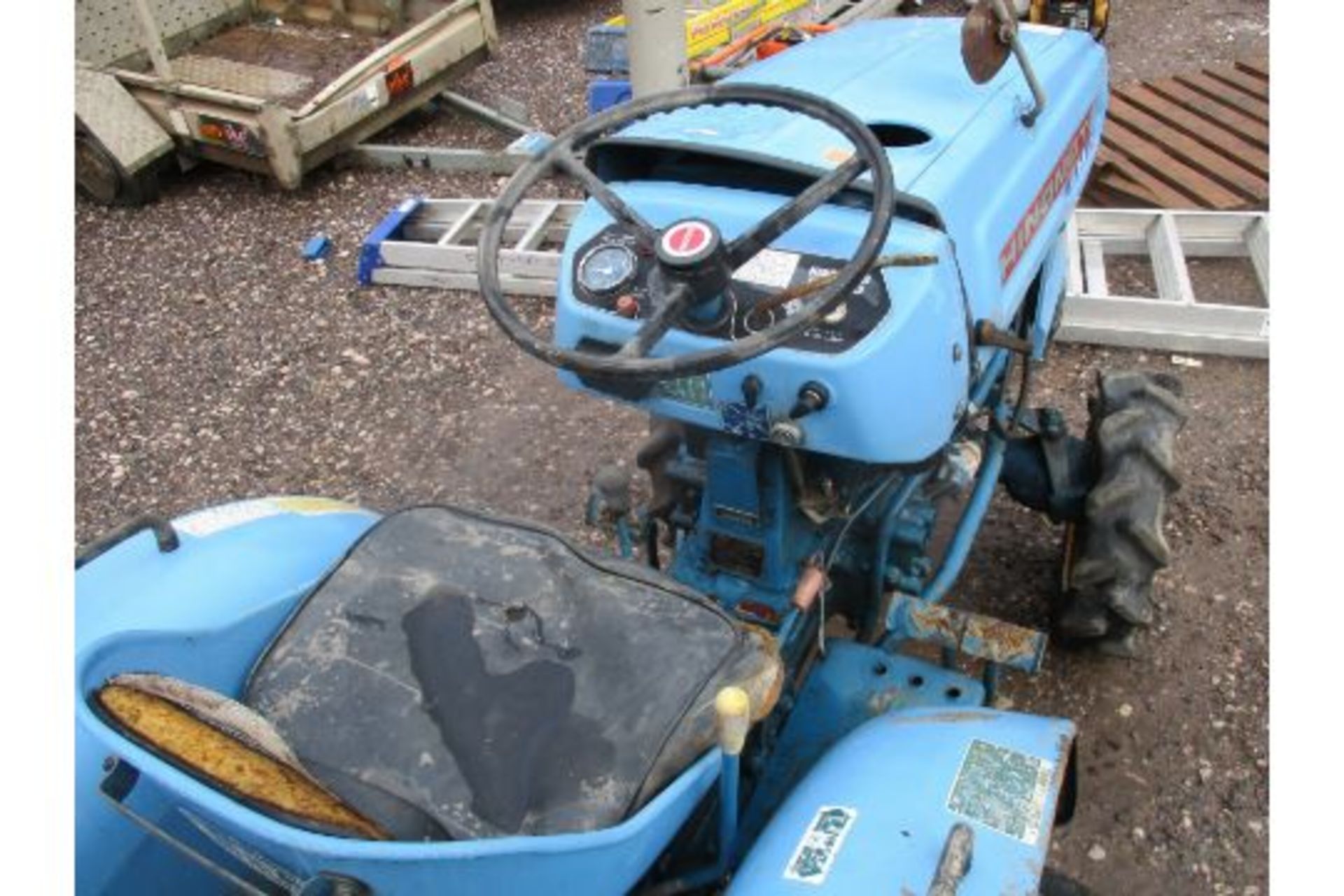 HINOMOTO COMPACT TRACTOR C/W ROTAVATOR. R & D - Image 4 of 5