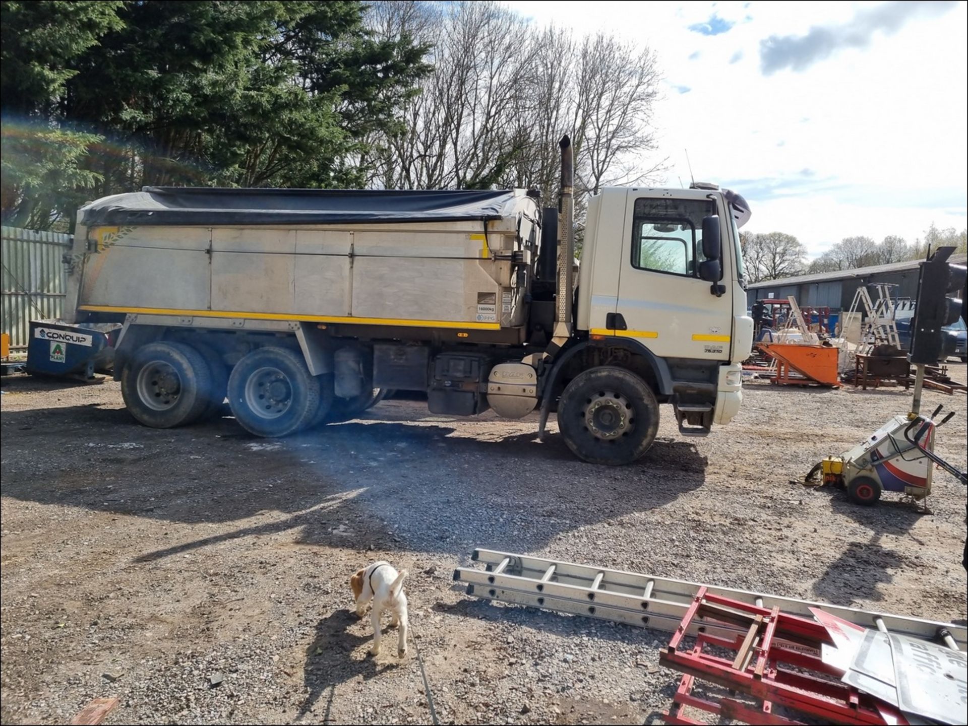 13/13 DAF TRUCKS CF - 9186cc 2dr Tipper (White, 318k) - Image 3 of 16