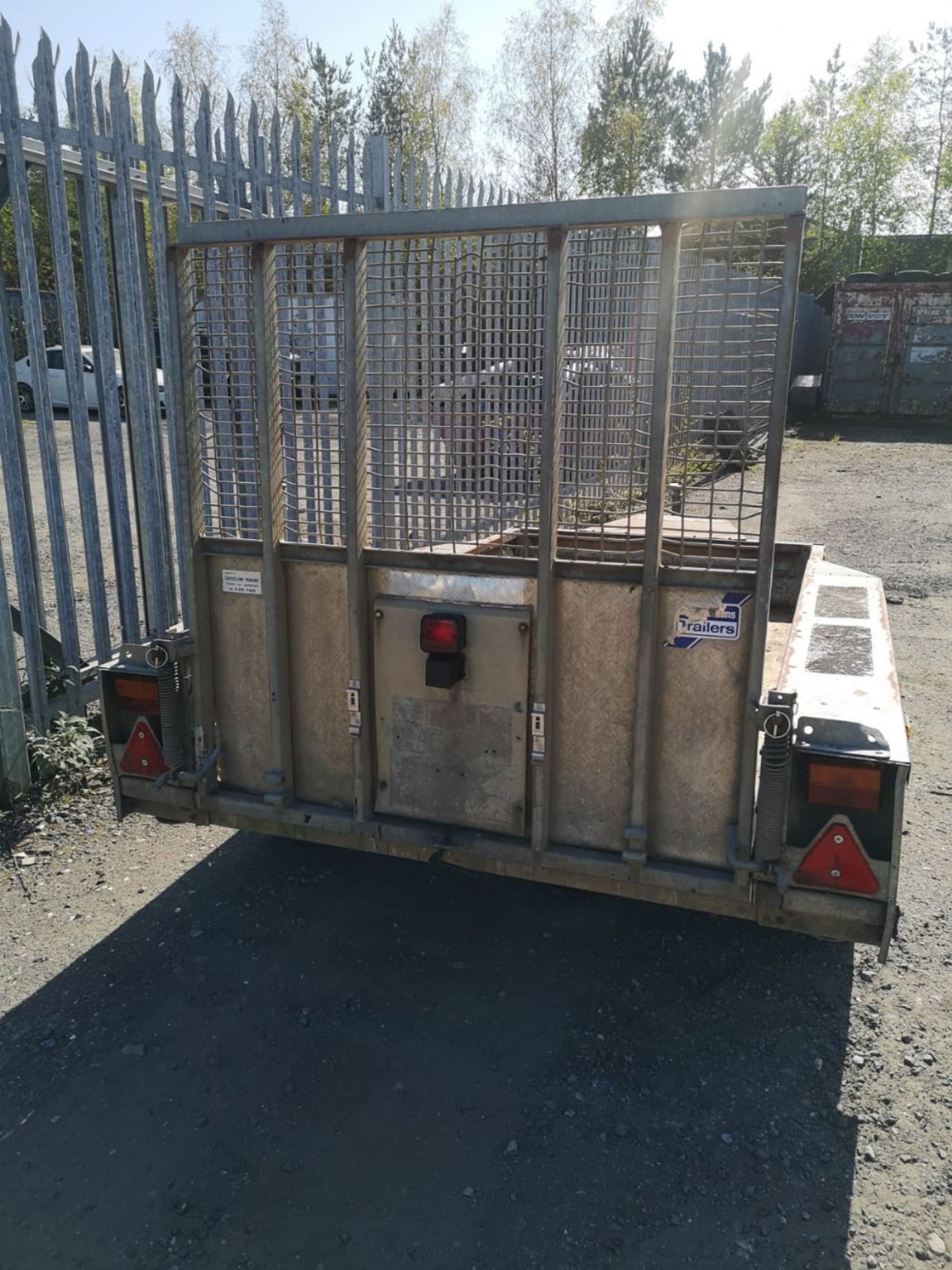 IFOR WILLIAMS 2.7 TON MINI DIGGER TRAILER APPROX 8X4 - Image 6 of 7