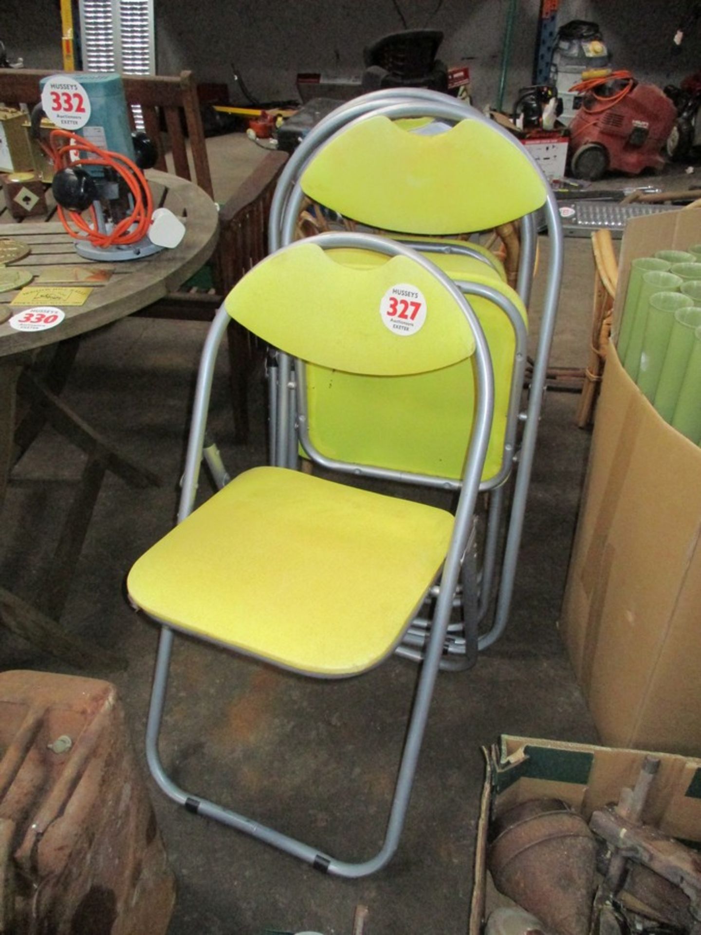4 FOLD OUT CHAIRS
