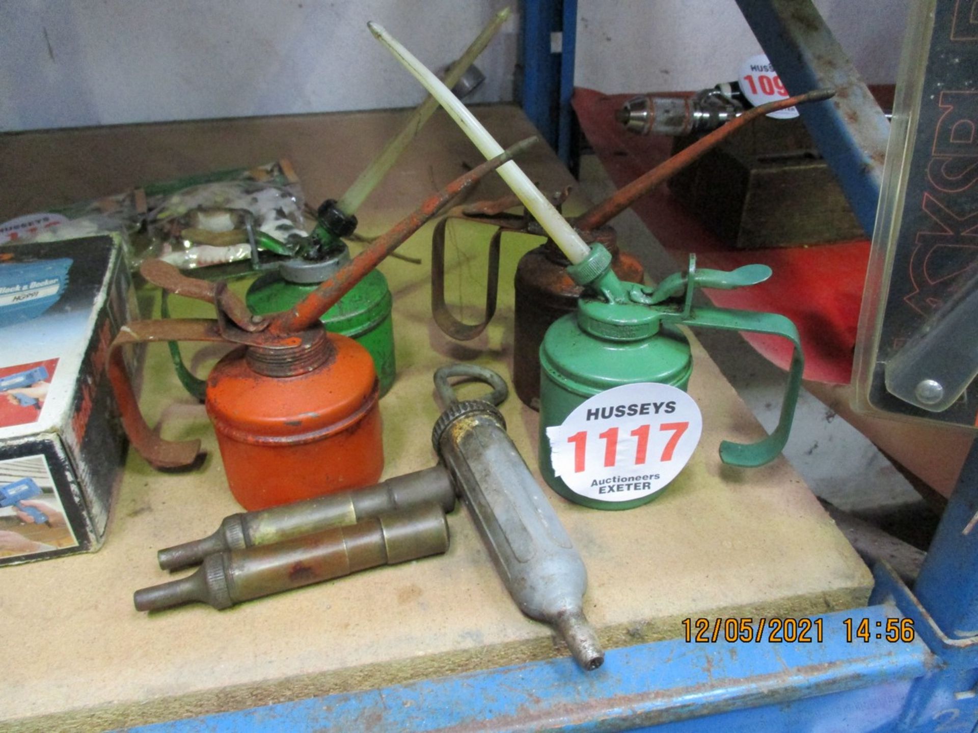 OIL CANS AND GREASE GUNS