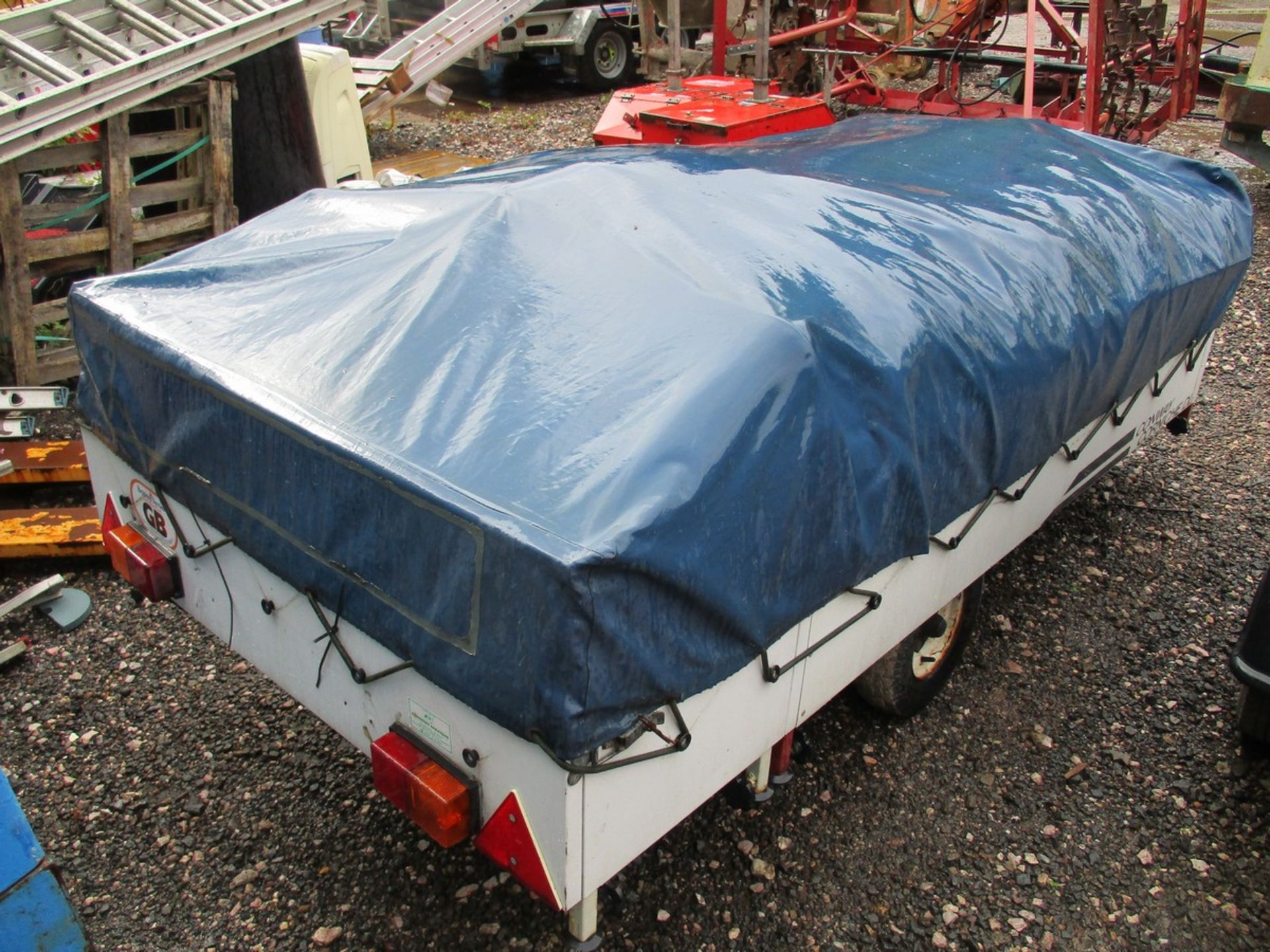 CONWAY TRAILER TENT (PHOTOS FROM WHEN ERECTED LAST) - Image 5 of 7