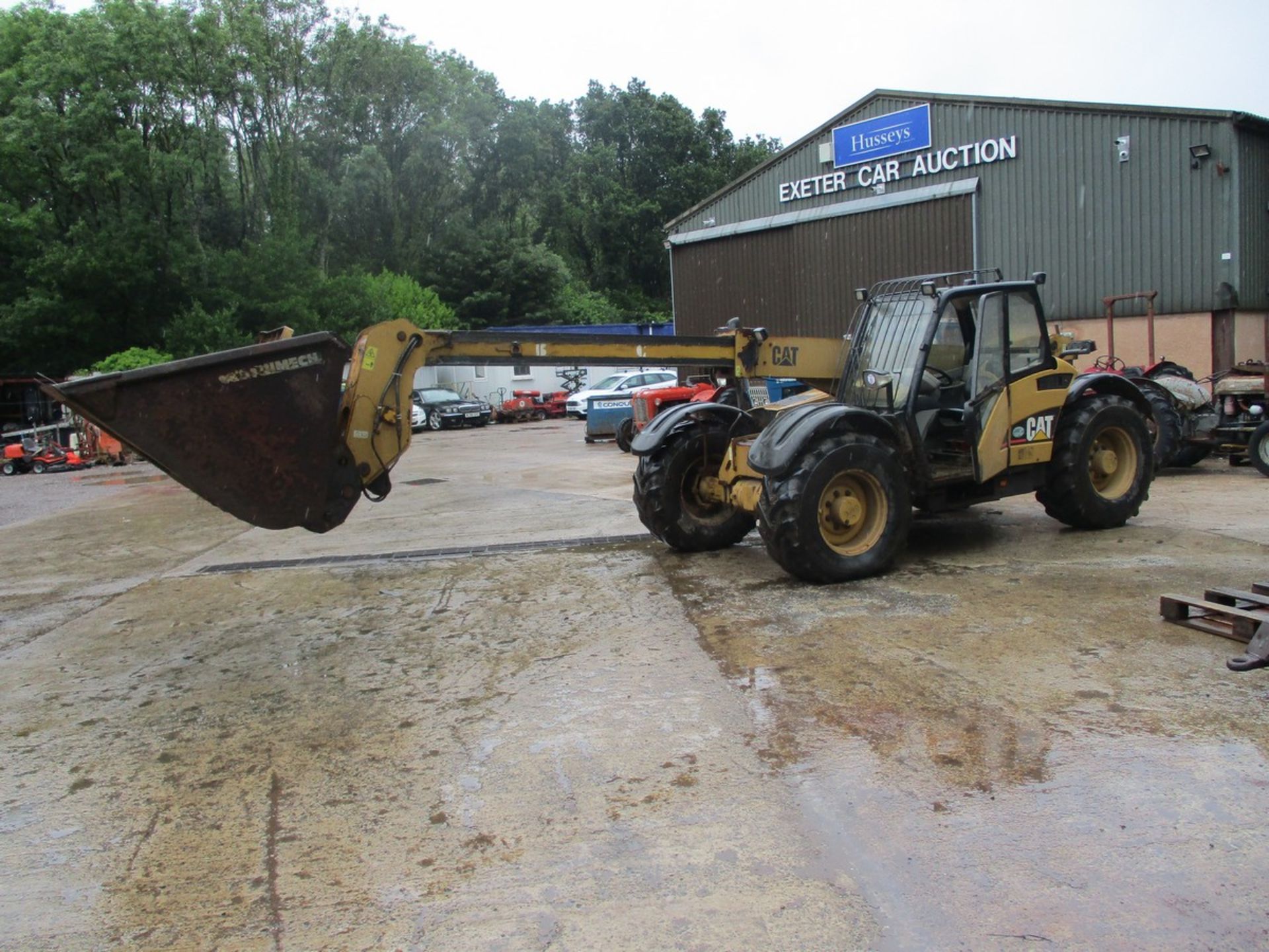 CAT TH330B TELEHANDLER 2006 6289HRS C.W STRIMECH BUCKET & PALLET FORKS, V5 - Image 8 of 9