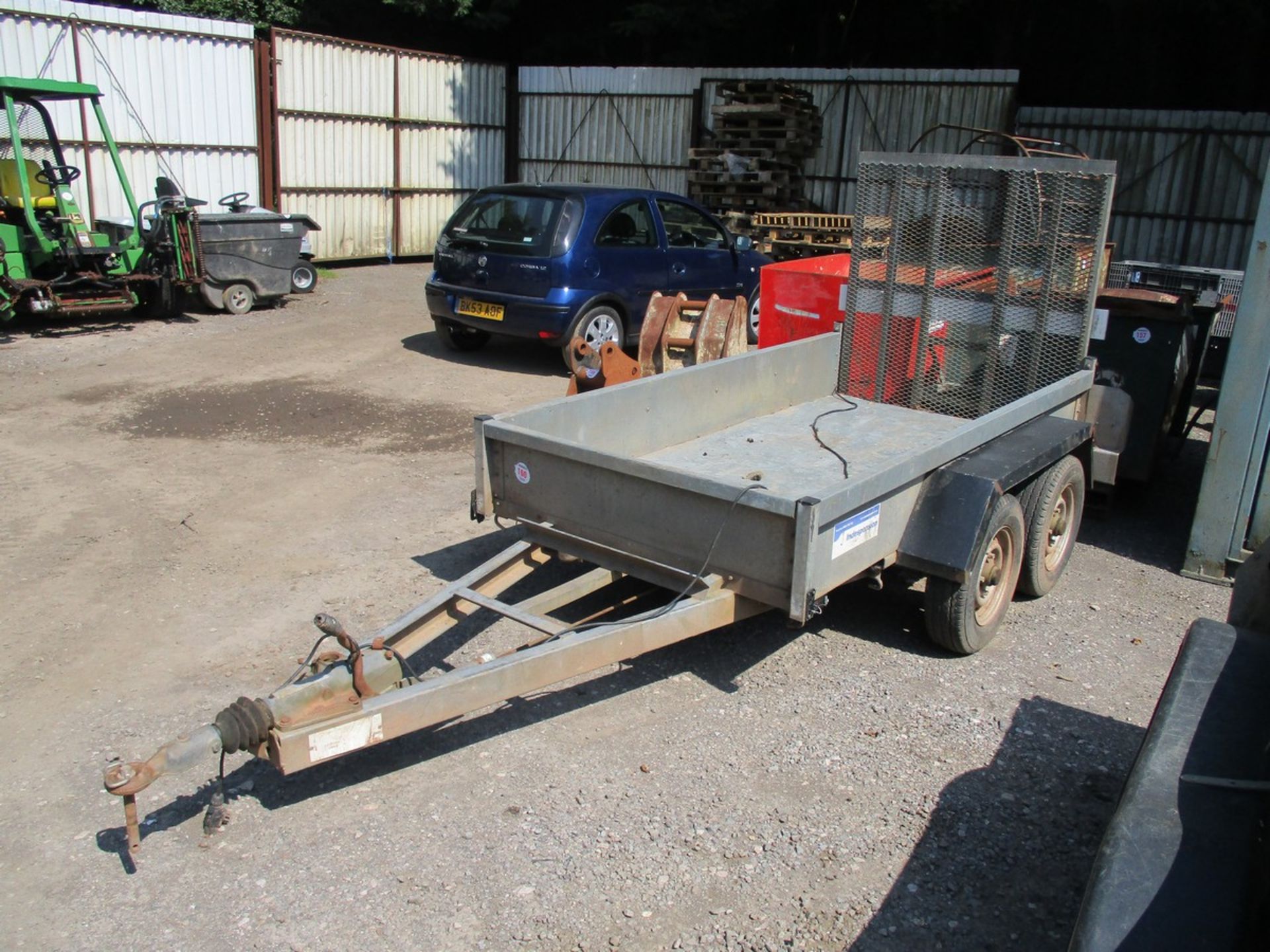 INDESPENSION 8X4 TWIN AXLE PLANT TRAILER - Image 5 of 6