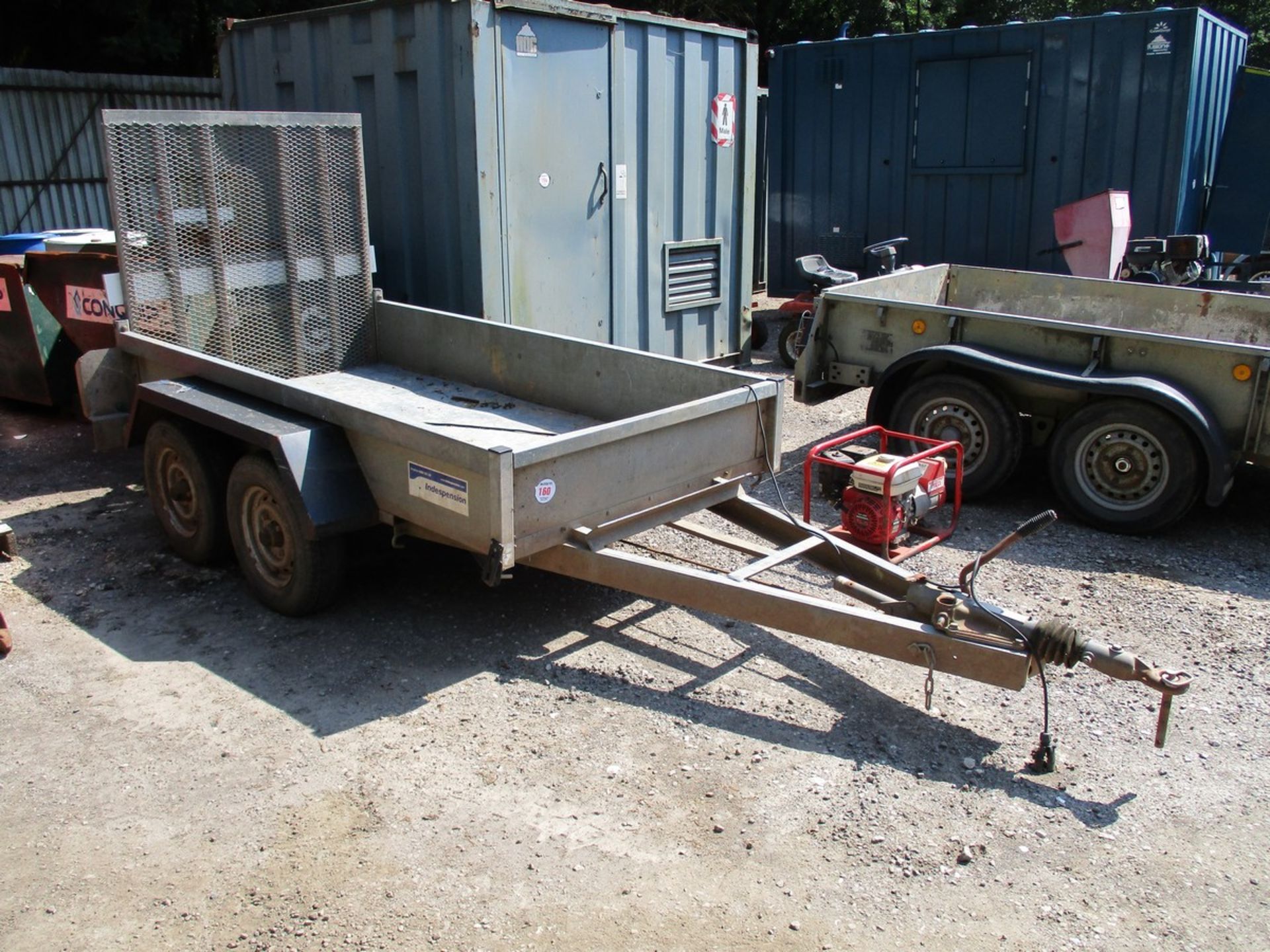 INDESPENSION 8X4 TWIN AXLE PLANT TRAILER