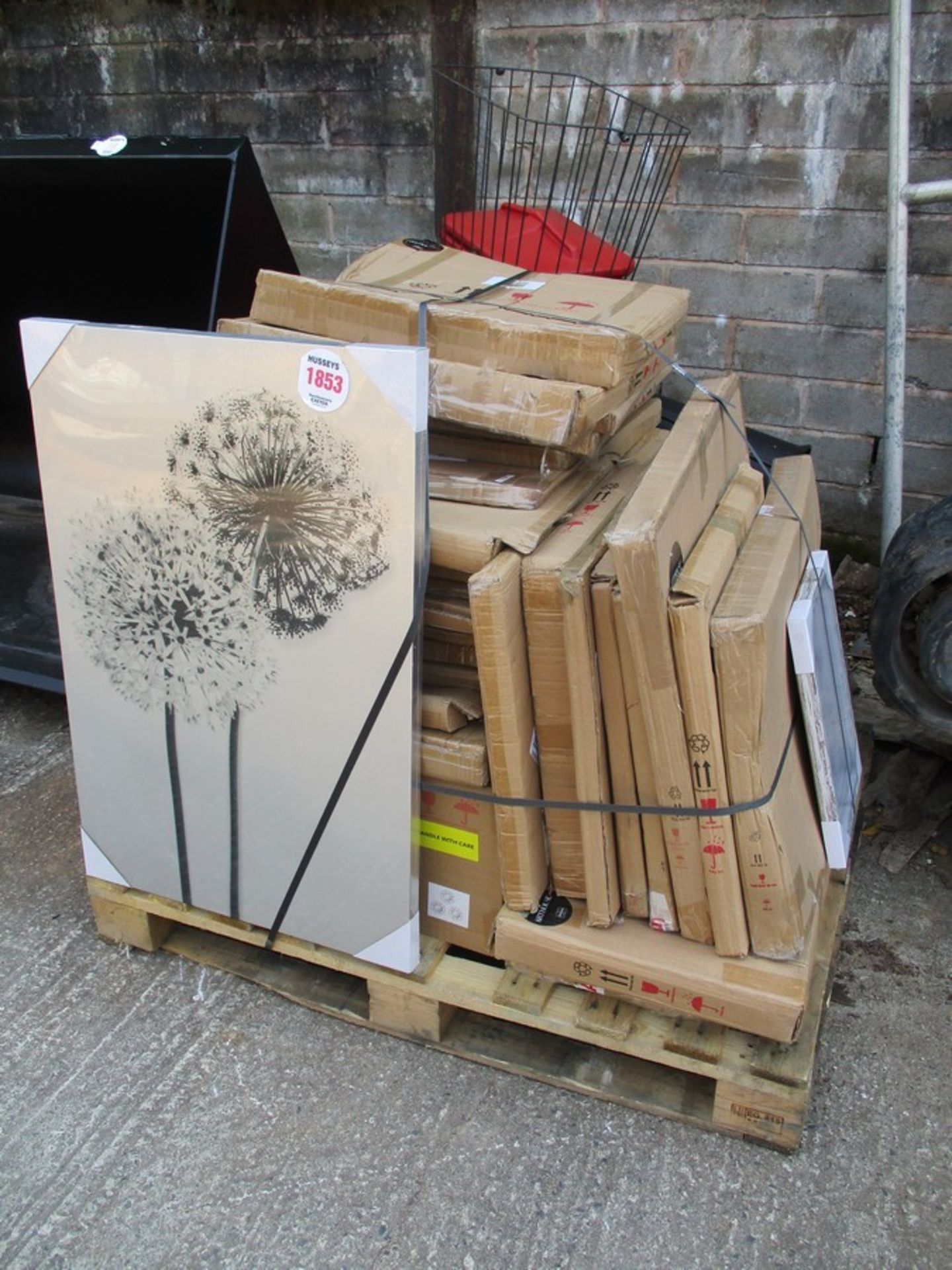 PALLET OF ARTWORK