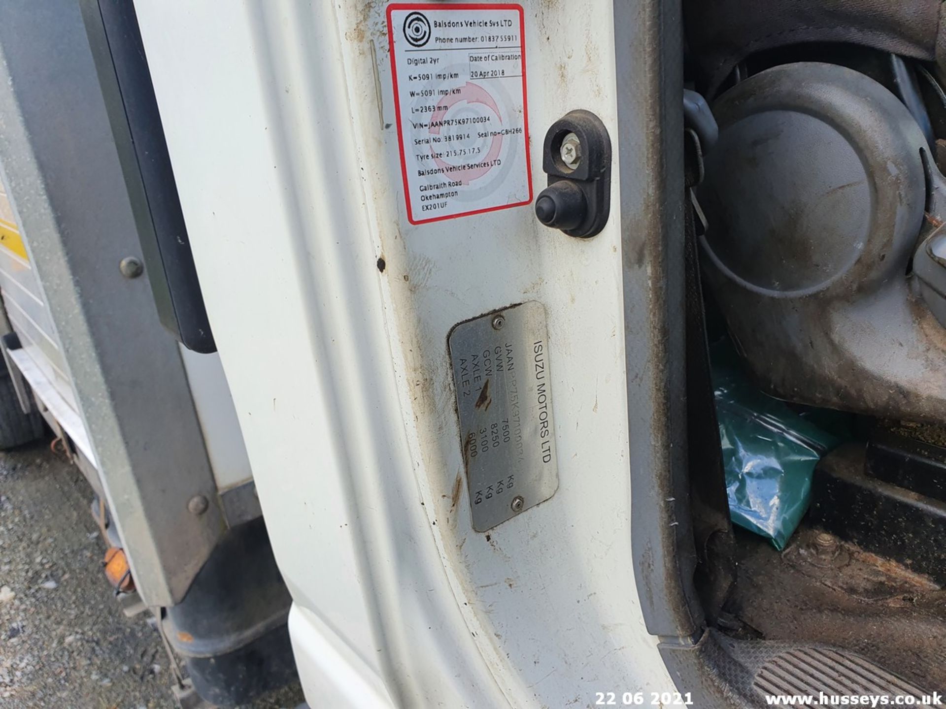 08/58 ISUZU TRUCKS NQR 70 - 5193cc 2dr Truck (White) - Image 19 of 24