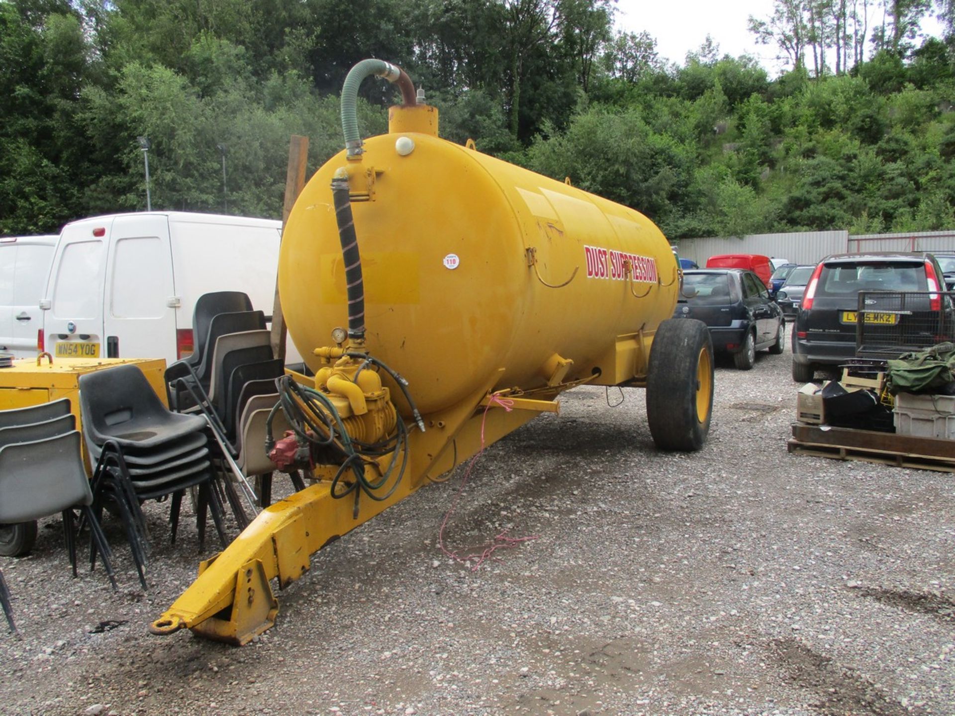 DUST SUPPRESSION TANKER C.W HYDRAULIC PUMP - Image 2 of 5