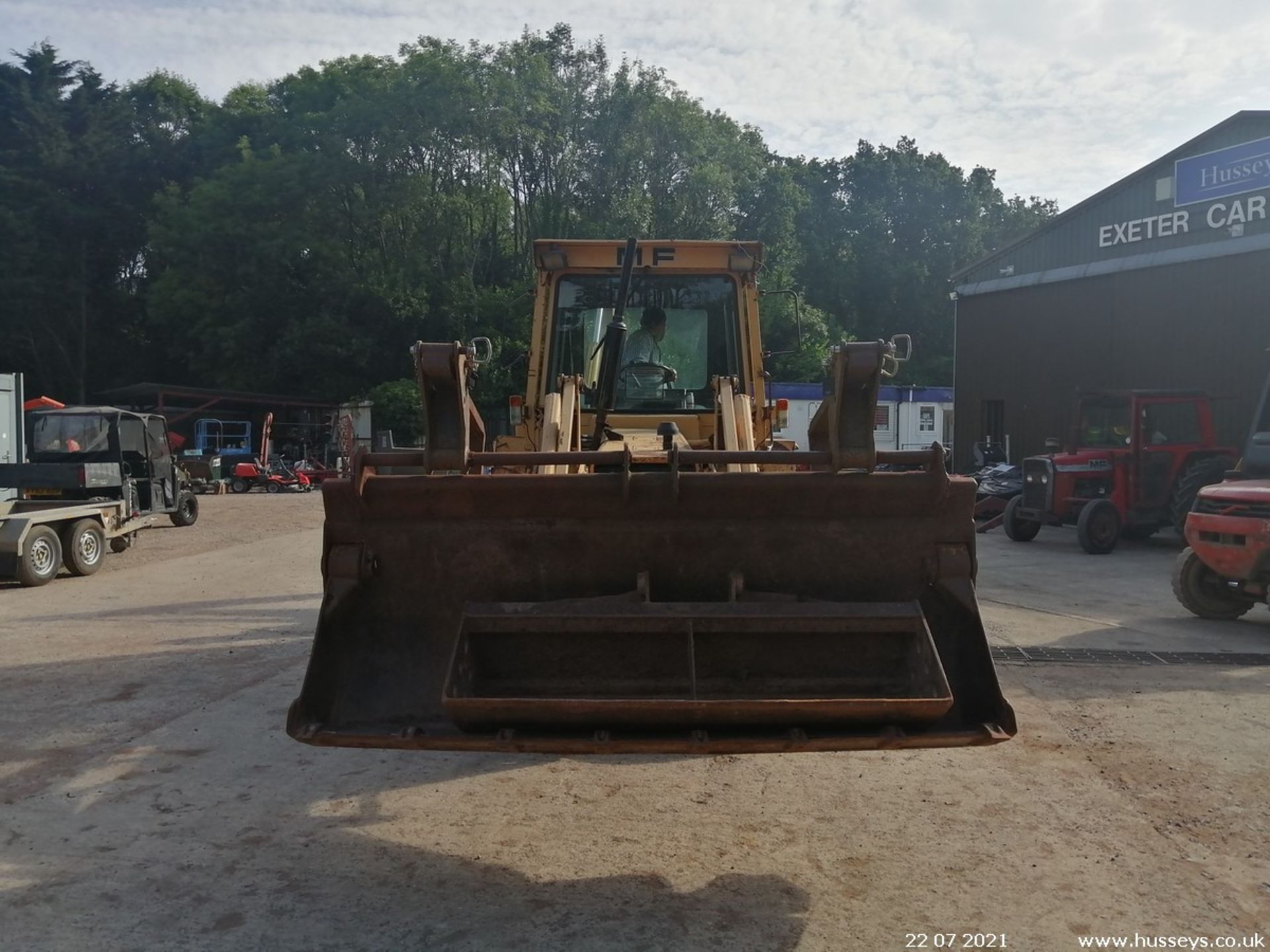 MASSEY FERGUSON 50D WHEELED DIGGER C.W 3 BUCKETS & PALLET FORKS, 2178HRS - Image 10 of 13