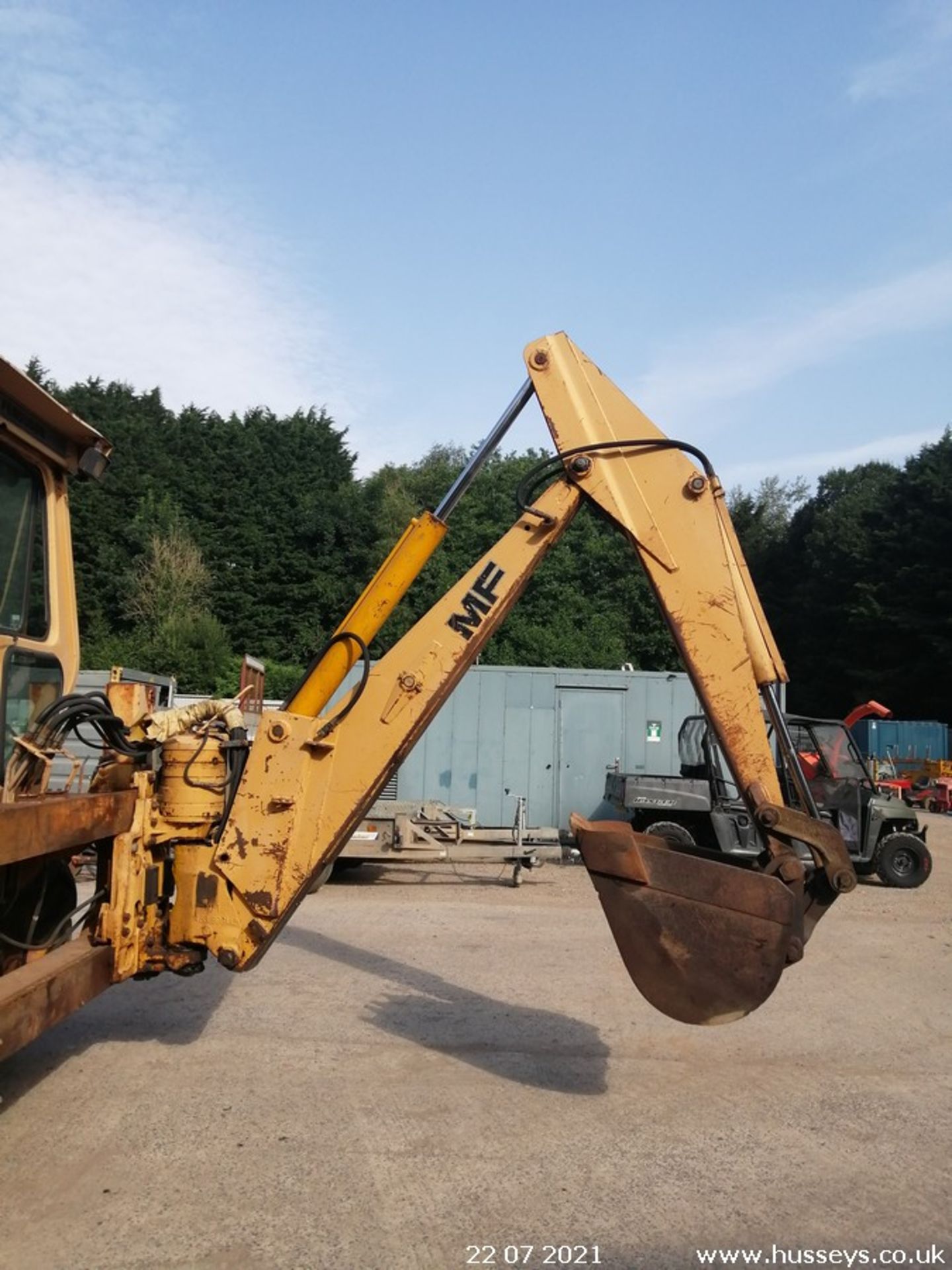 MASSEY FERGUSON 50D WHEELED DIGGER C.W 3 BUCKETS & PALLET FORKS, 2178HRS - Image 3 of 13