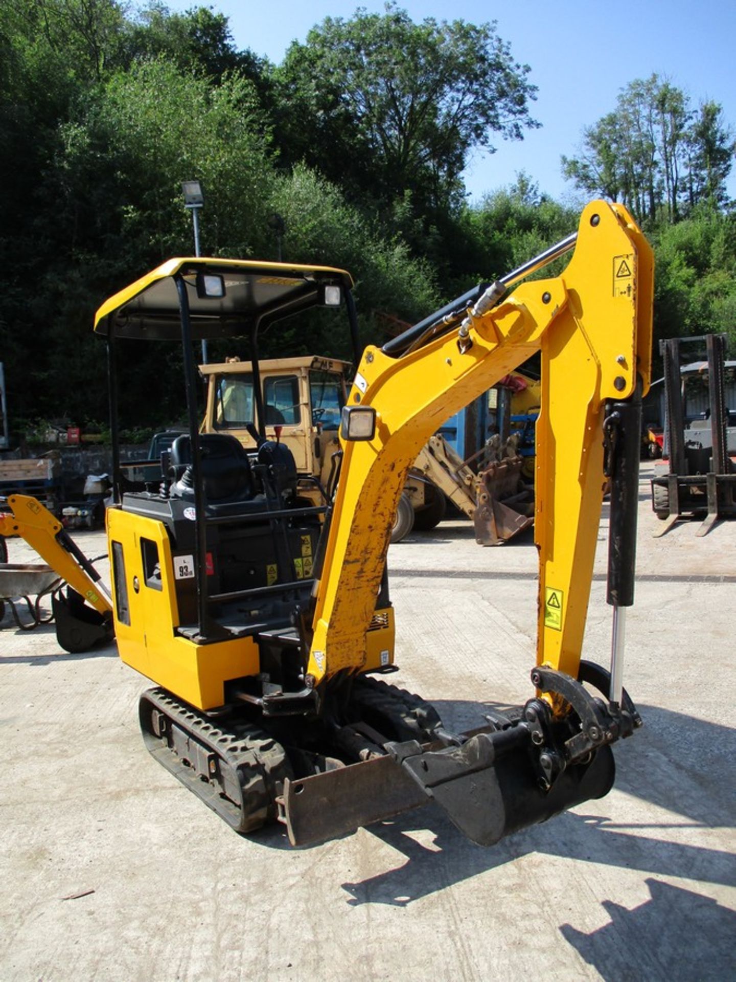 JCB 15C-1 MINI DIGGER 2018 C.W 1 BUCKET 934HRS