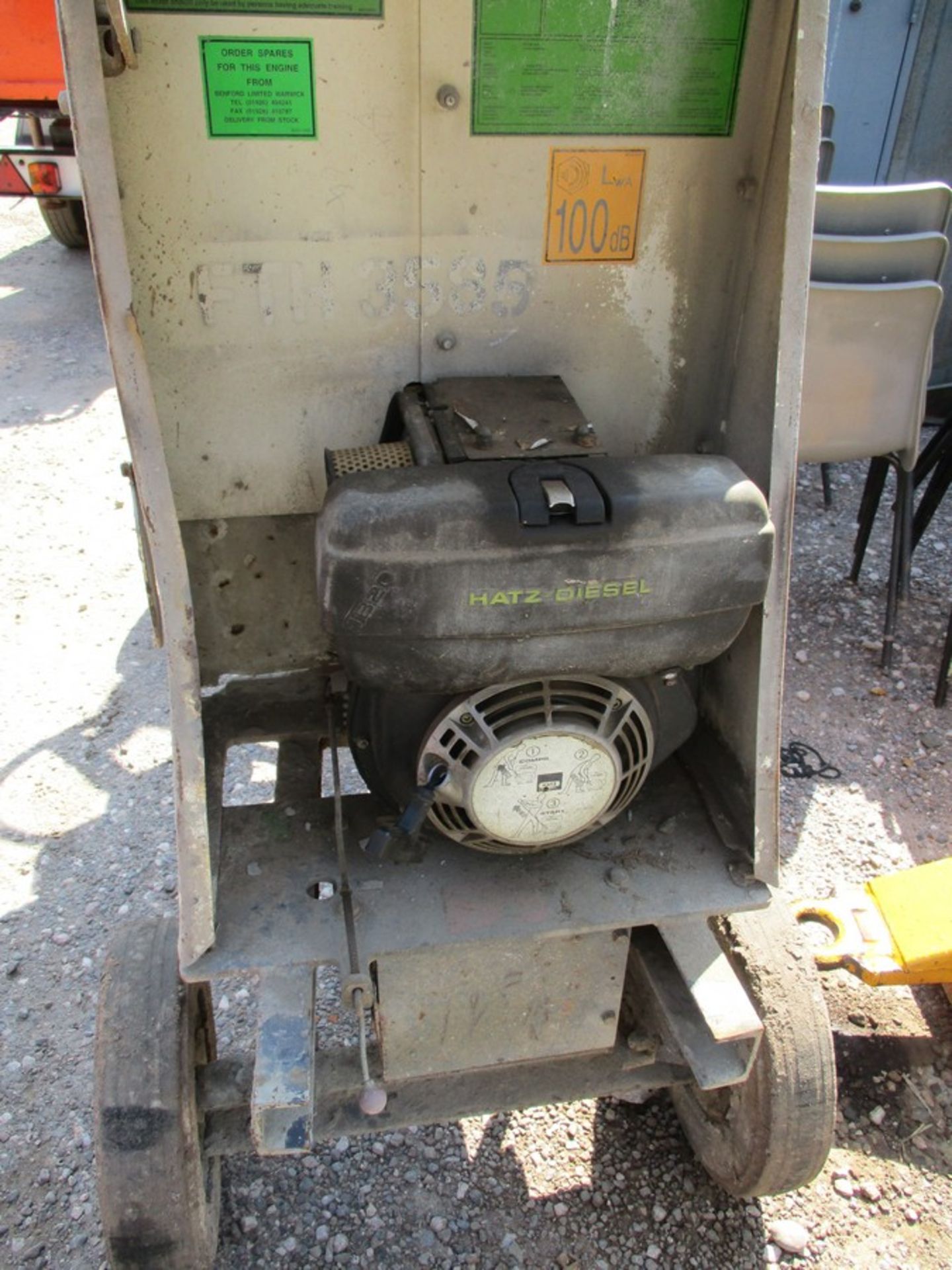 SITE MIXER (HATZ DIESEL ENGINE) - Image 2 of 2