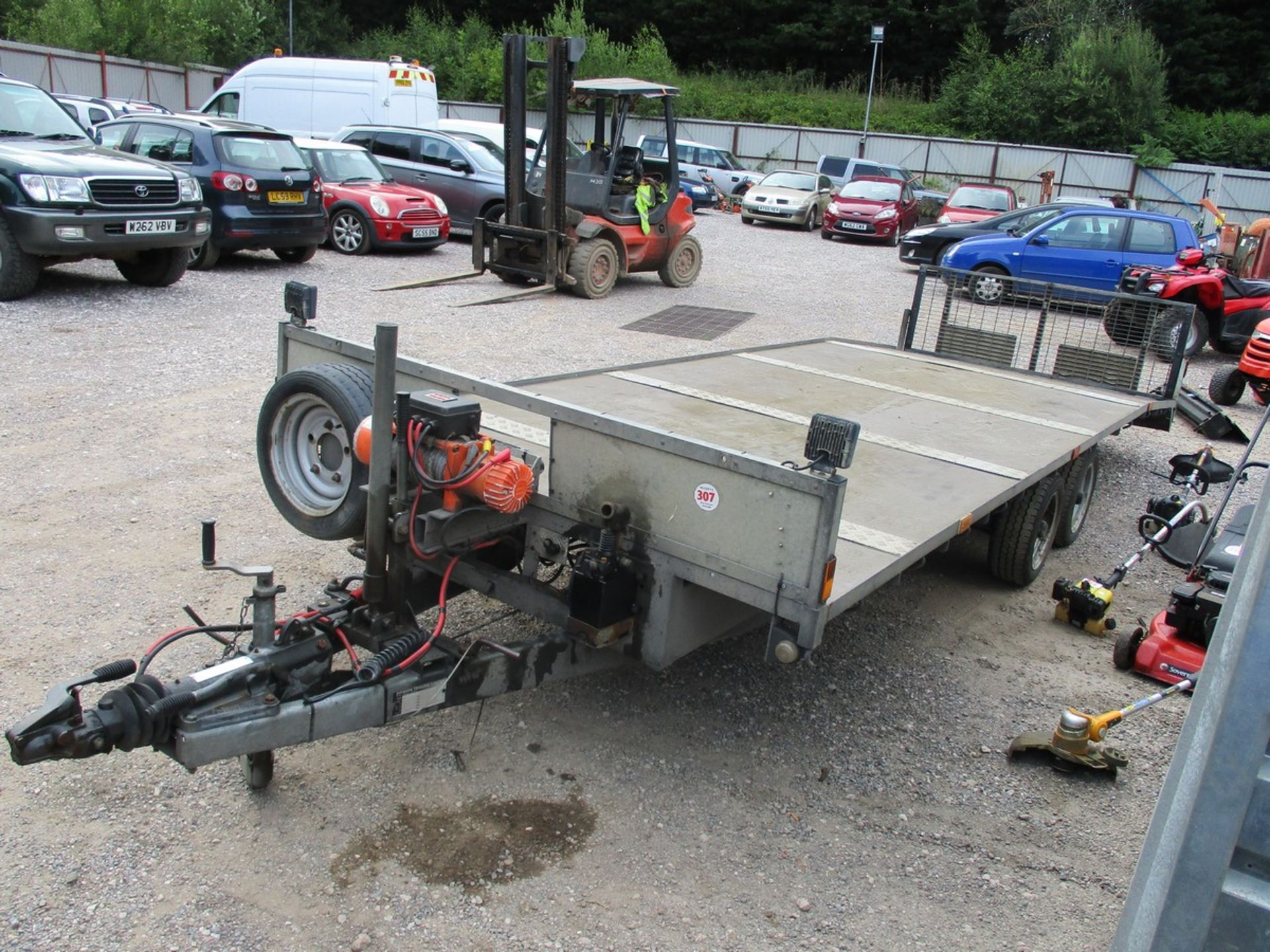 BATESON 18' TILT BED TRAILER C.W 6 TON WINCH UNDERFLOOR BATTERY & ANDERSON LEAD - Image 5 of 5