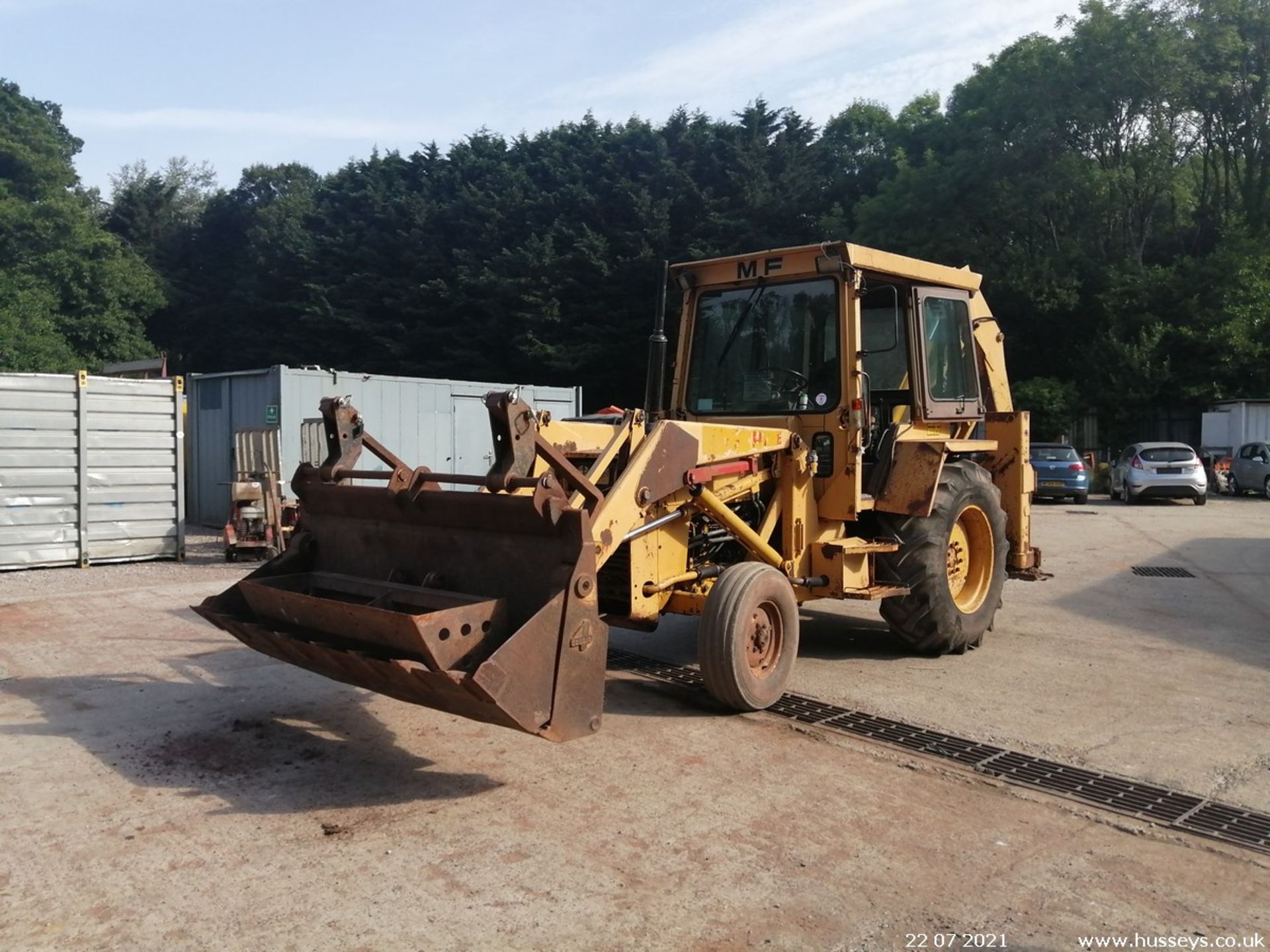 MASSEY FERGUSON 50D WHEELED DIGGER C.W 3 BUCKETS & PALLET FORKS, 2178HRS - Image 12 of 13