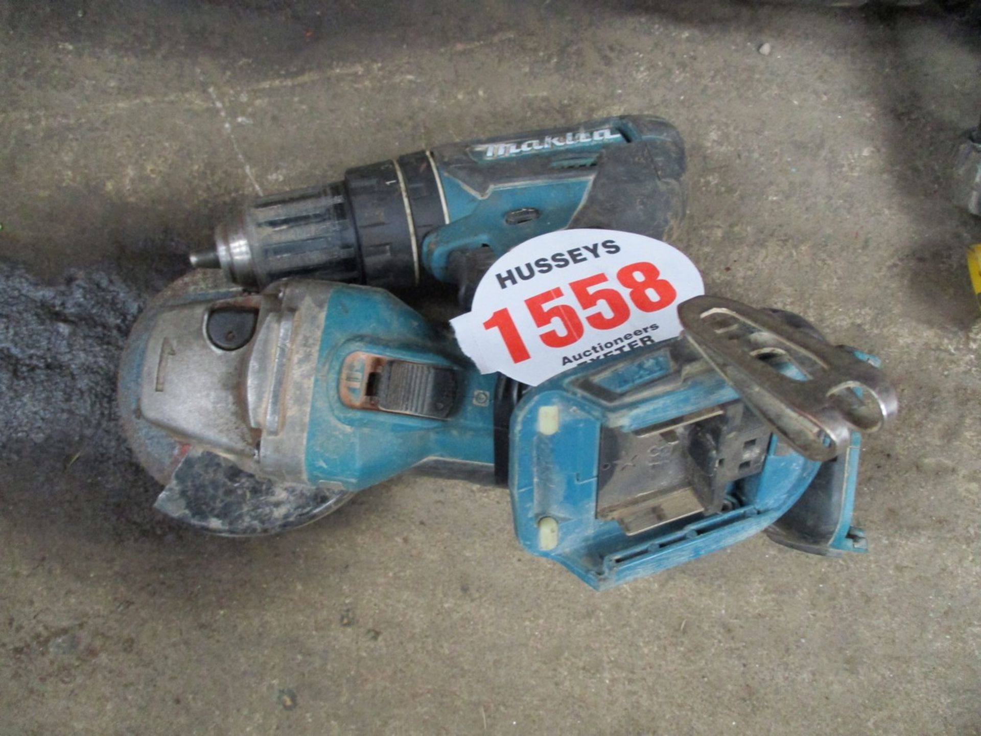 CORDLESS MAKITA GRINDER & DRILL