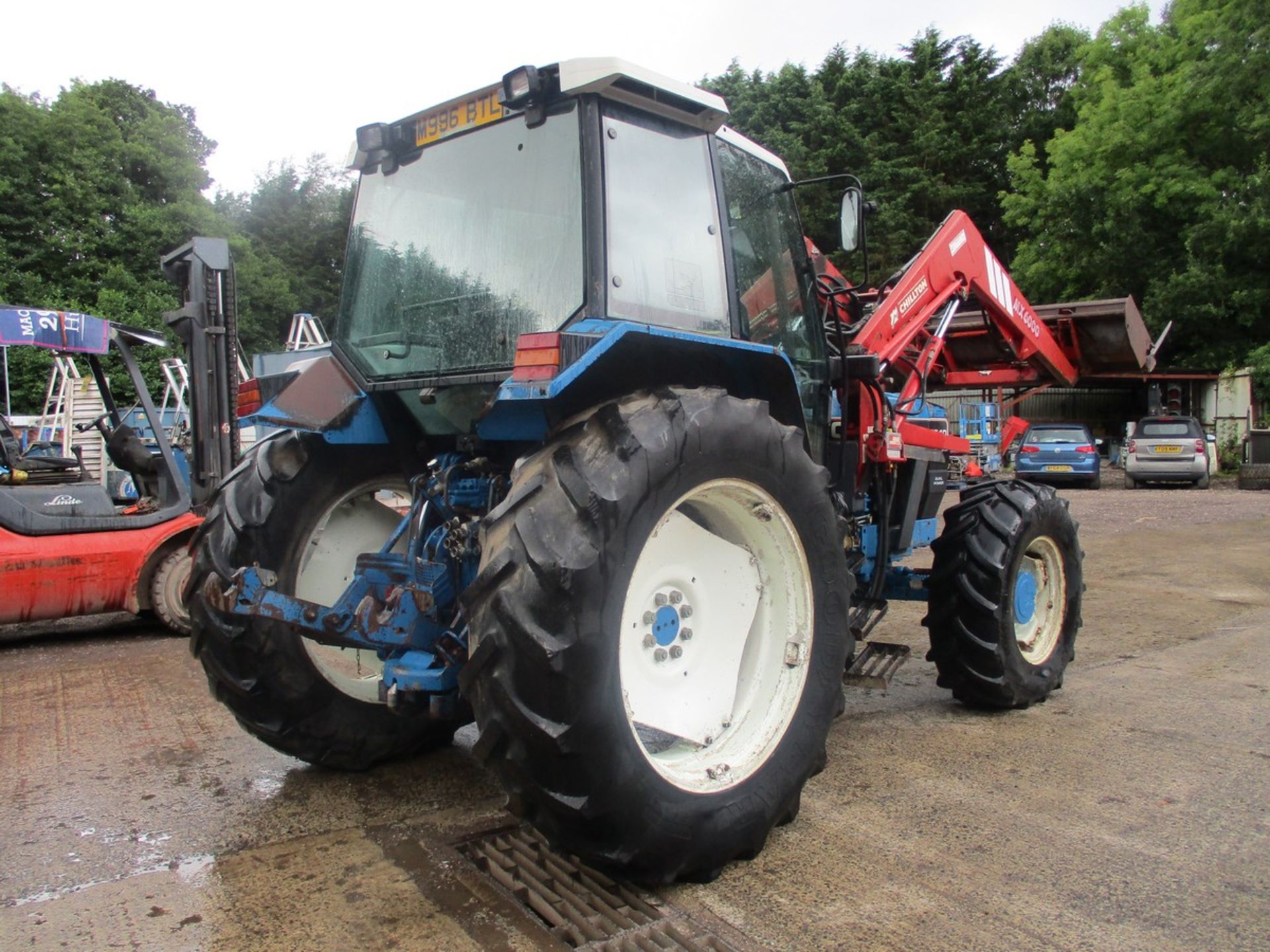 FORD 7840 4WD TRACTOR C/W CHILTON MX6000 LOADER M996BTL 7351HRS - Image 7 of 10