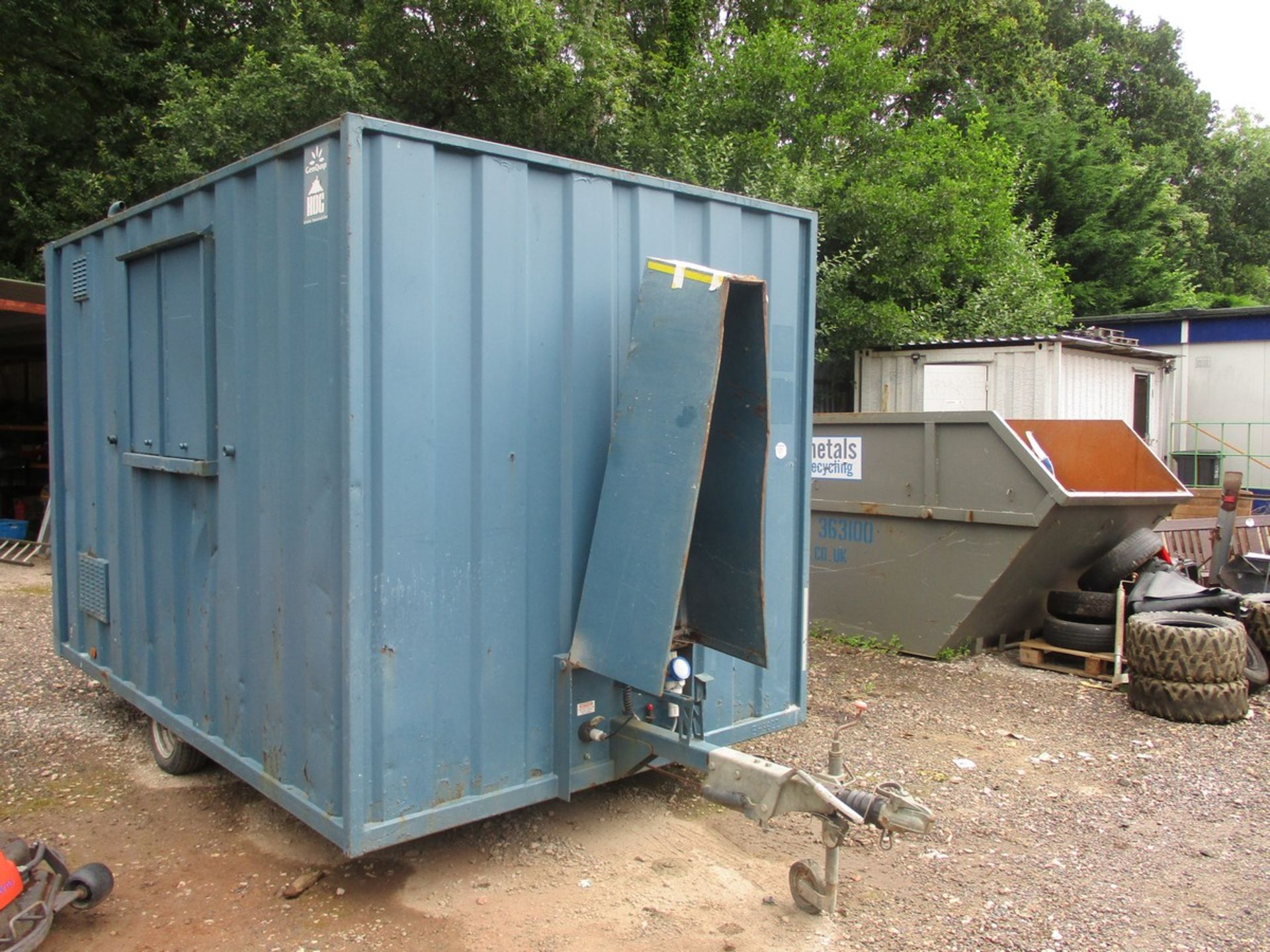 GROUNDHOG GP360 WELFARE UNIT C.W DIESEL 6KVA GENERATOR, WC & KITCHEN/RESTROOM (TOWED IN, RMP)