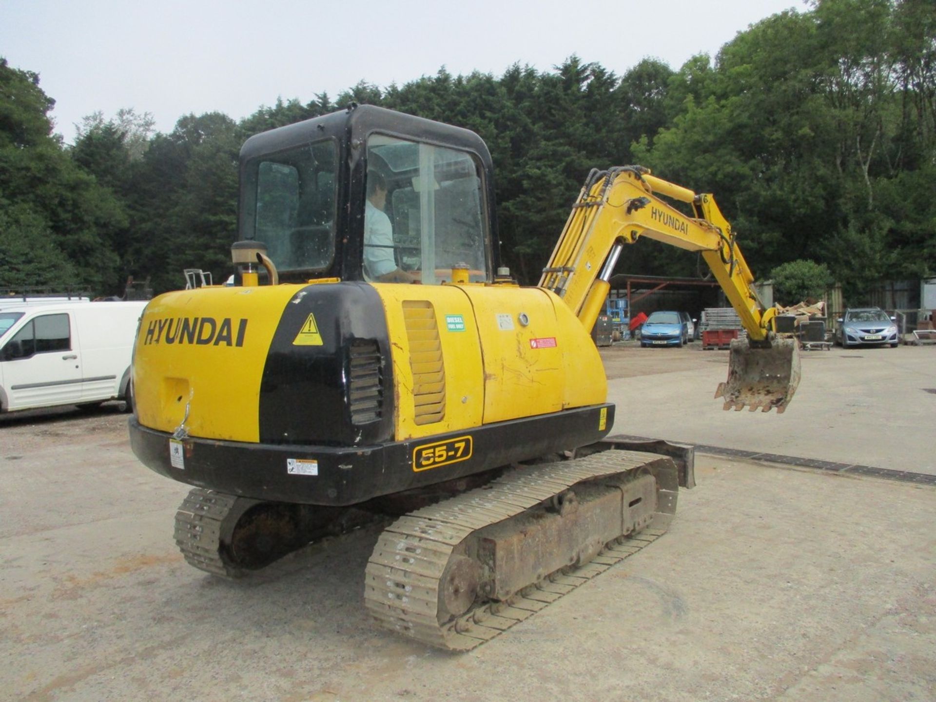 HYUNDAI ROBEX 55-7 EXCAVATOR 2015 C.W 1 BUCKET RTD - Image 5 of 12