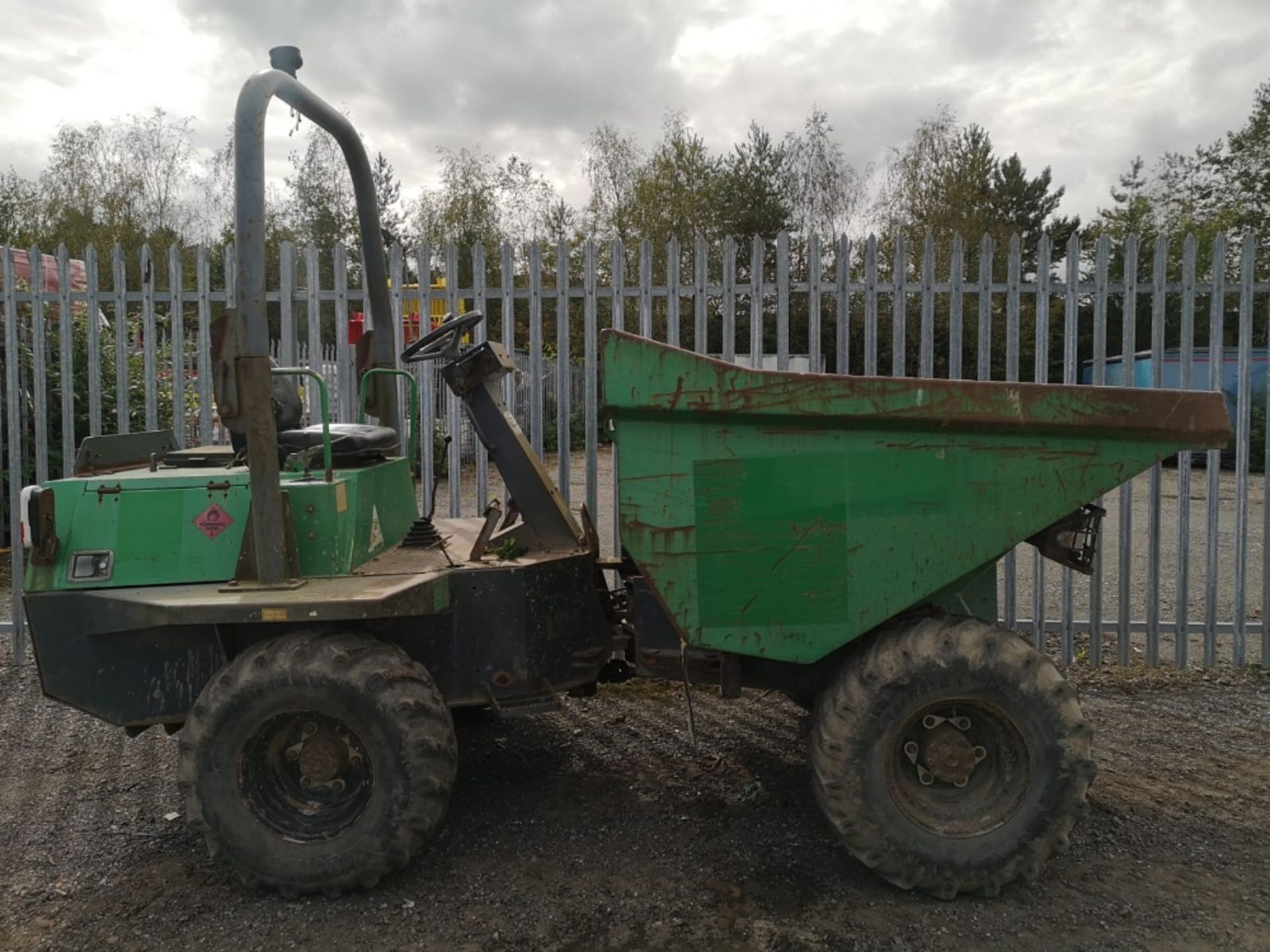 BENFORD 3 TON DUMPER 2008 MANUAL GEARBOX KUBOTA DIESEL ENGINE RDT