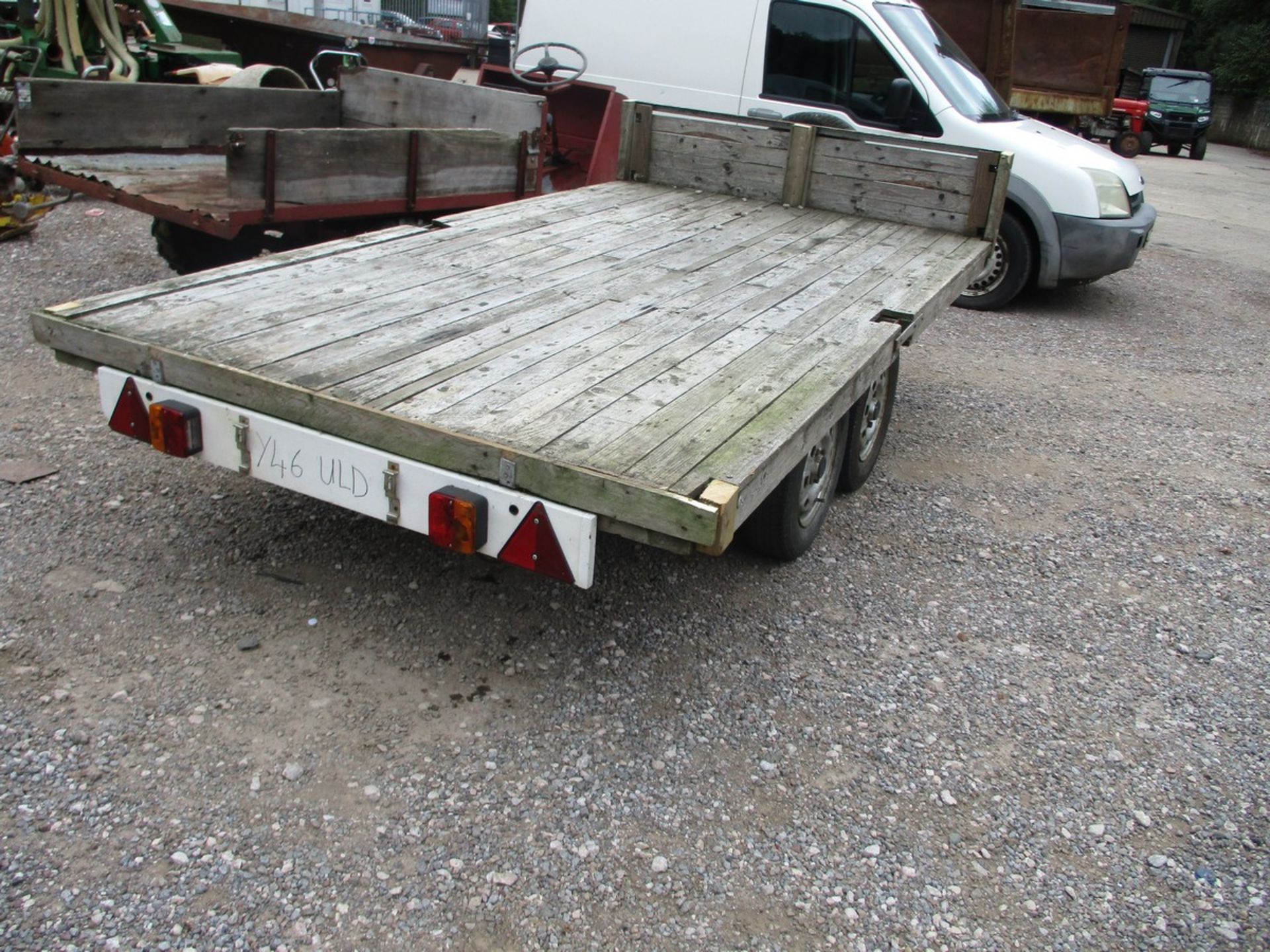 DBL AXLE FLATBED TRAILER - Image 2 of 2