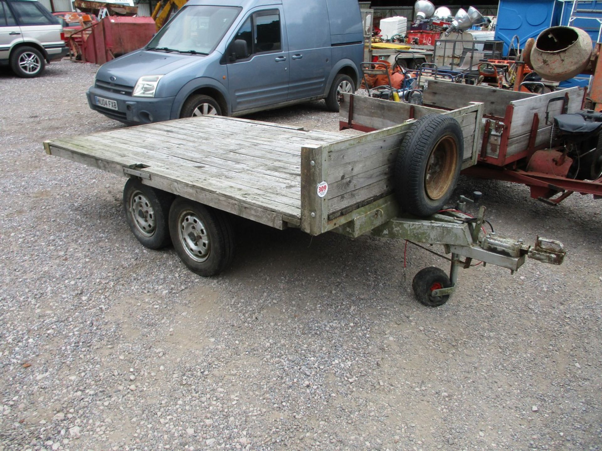 DBL AXLE FLATBED TRAILER