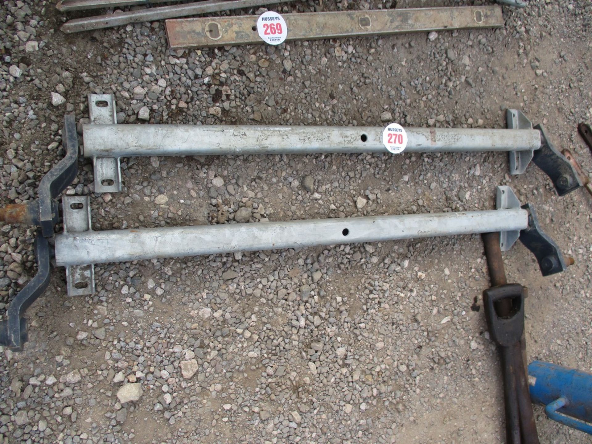 PAIR OF TRAILER AXLES