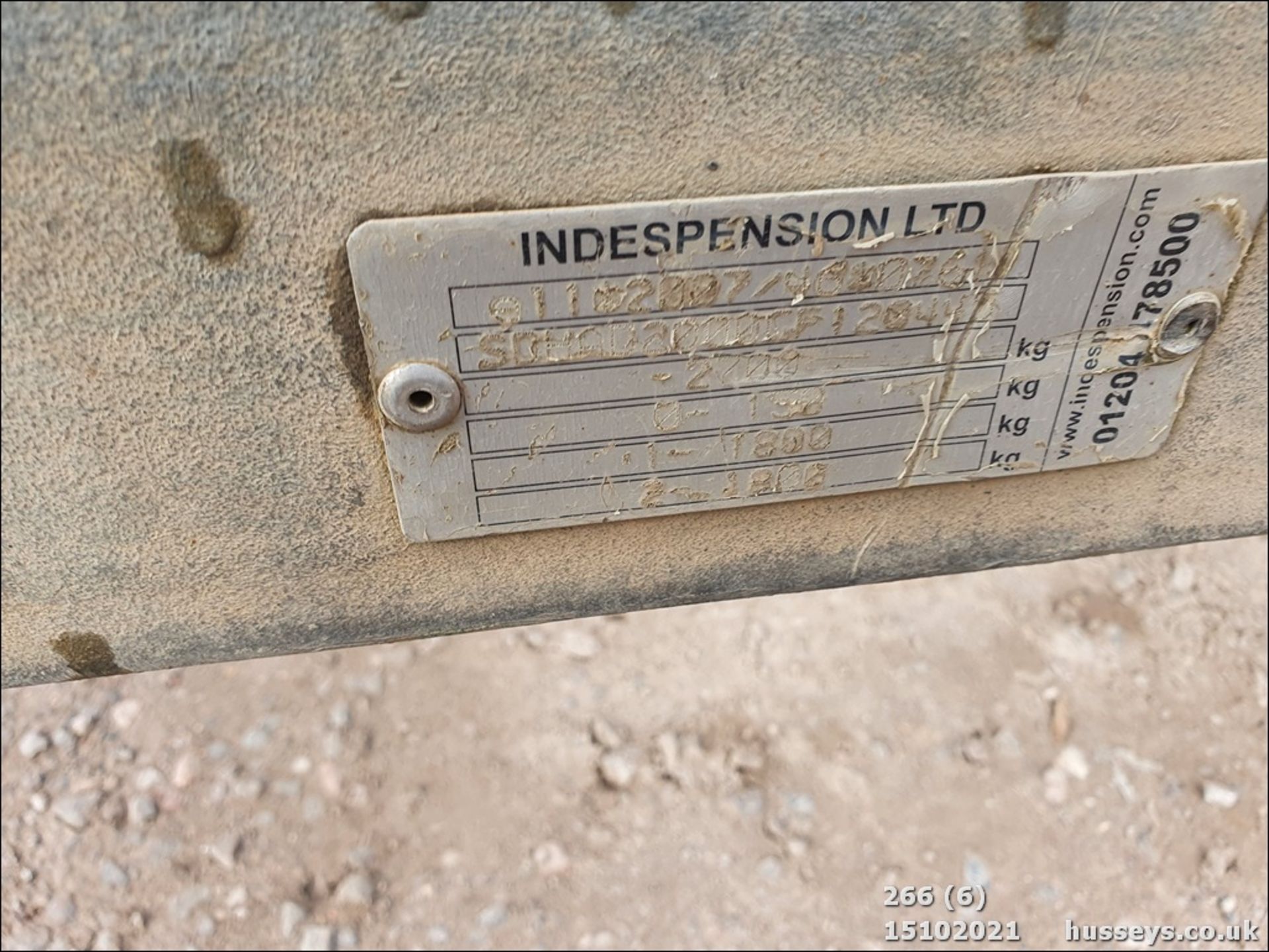 INDESPENSION TWIN AXLE PLANT TRAILER - Image 9 of 10