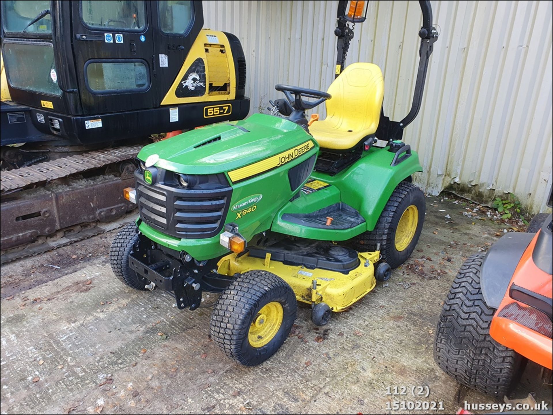 JOHN DEERE X940 MOWER 346 HOURS WK19CKU V5 KEY AND SERVICE SHEET - Image 2 of 8