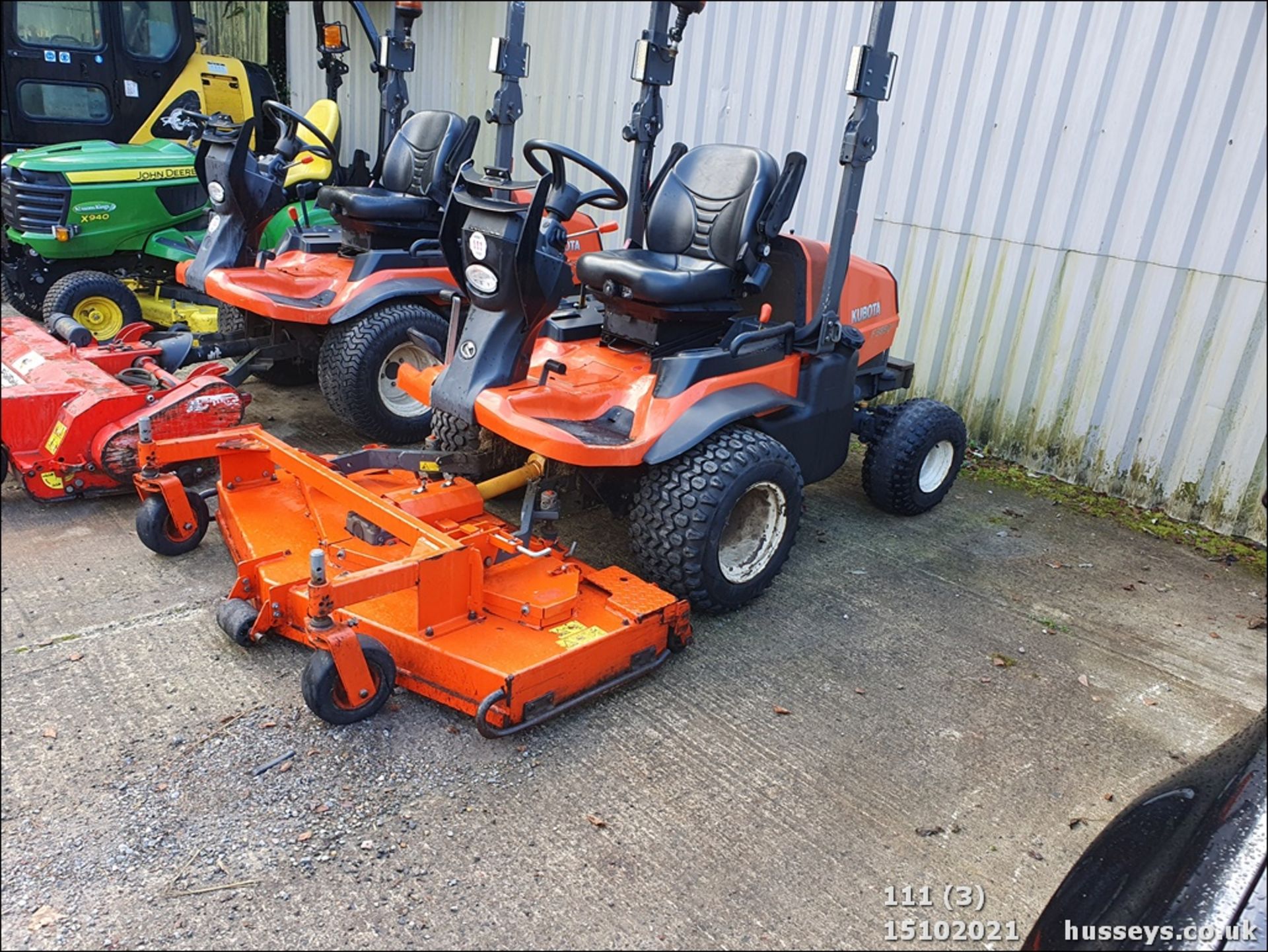 KUBOTA F3890 MOWER 410 HOURS WK19CGY V5 KEY AND SERVICE SHEET - Image 3 of 8