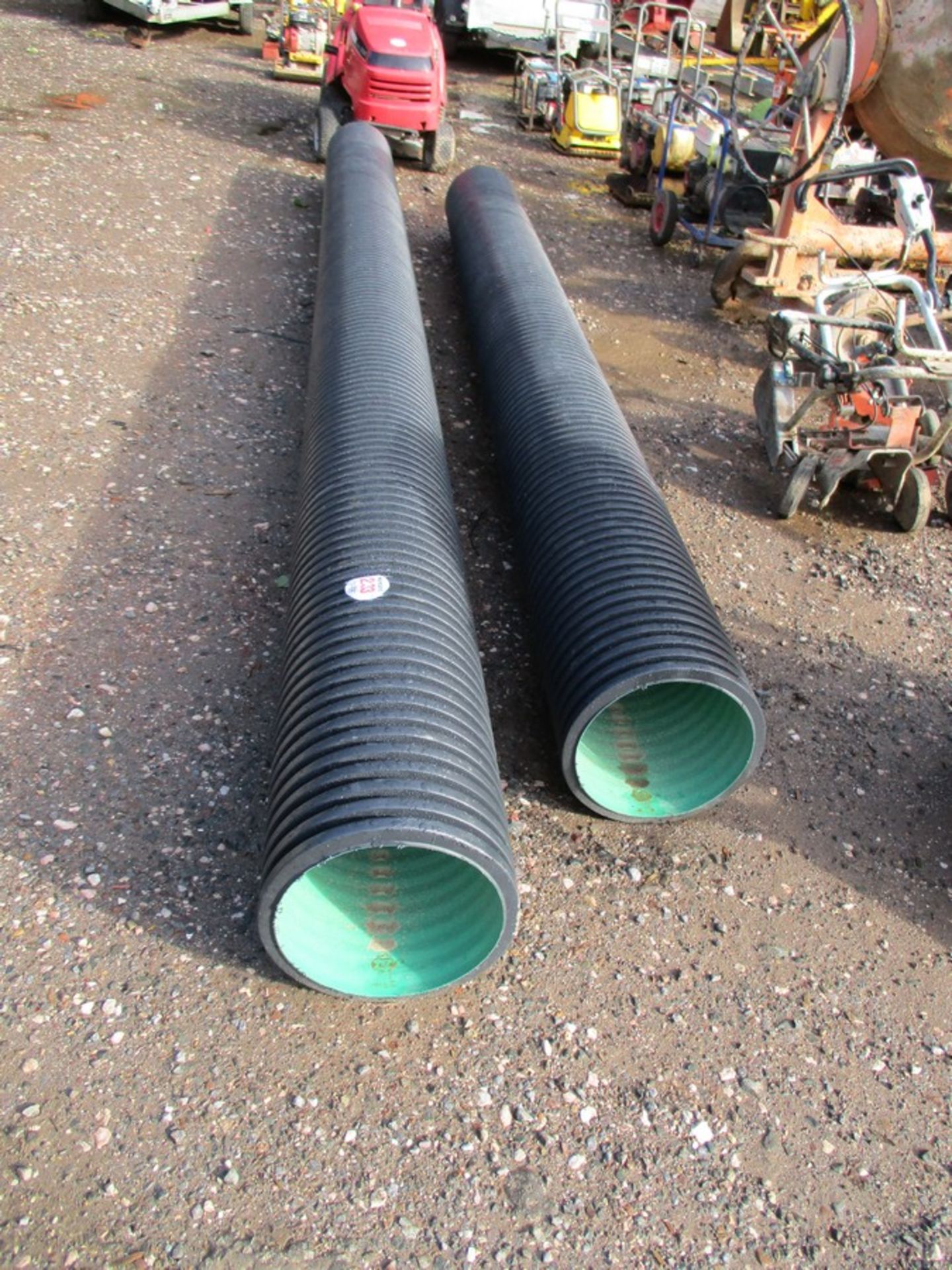 2 LENGTHS OF DRAINAGE PIPE 4.0M & 5.2M