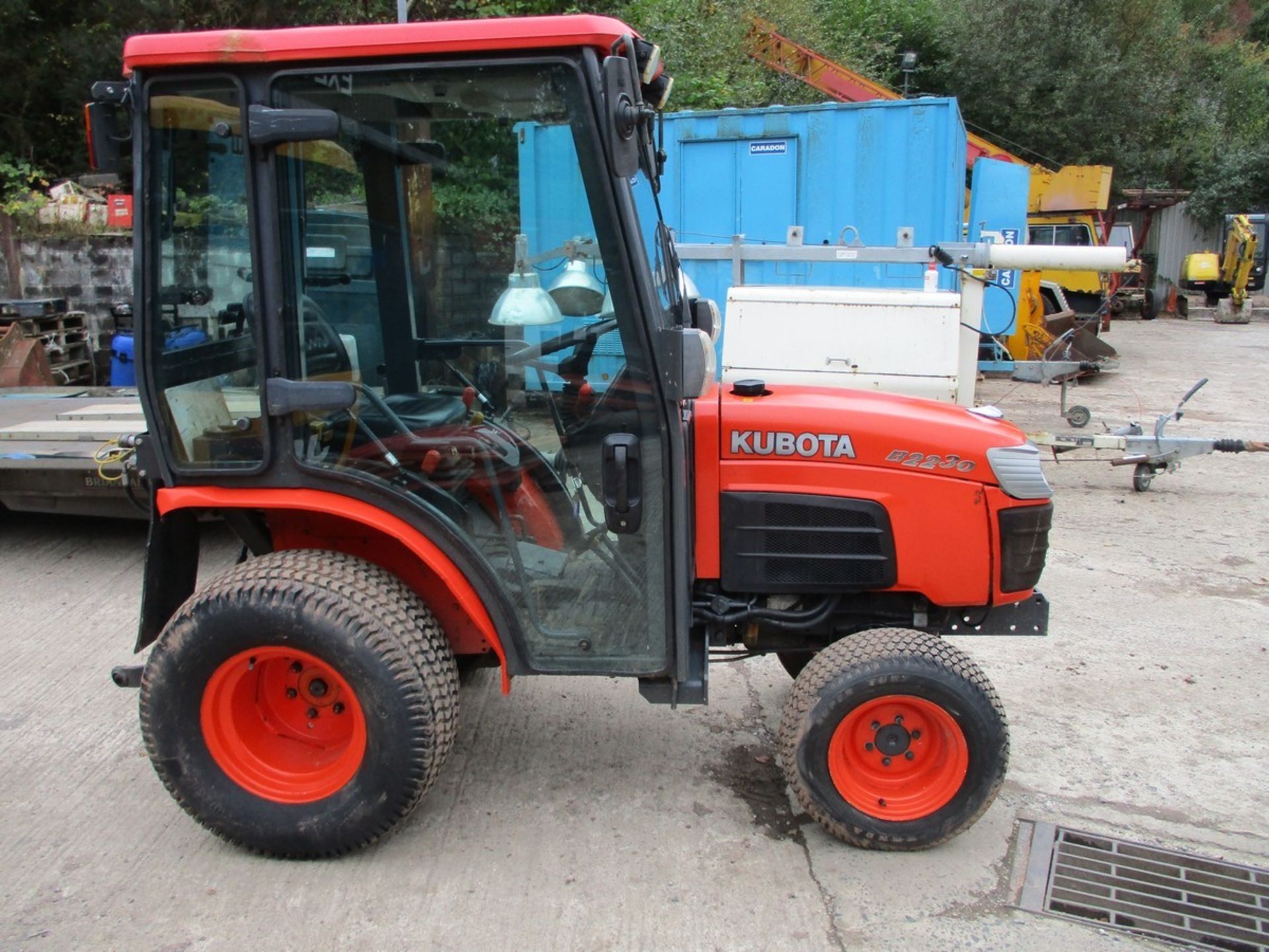 KUBOTA B2230 CABBED COMPACT TRACTOR 858HRS SN59EXF LAST OWNER WAS A LOCAL COUNCIL NO V5