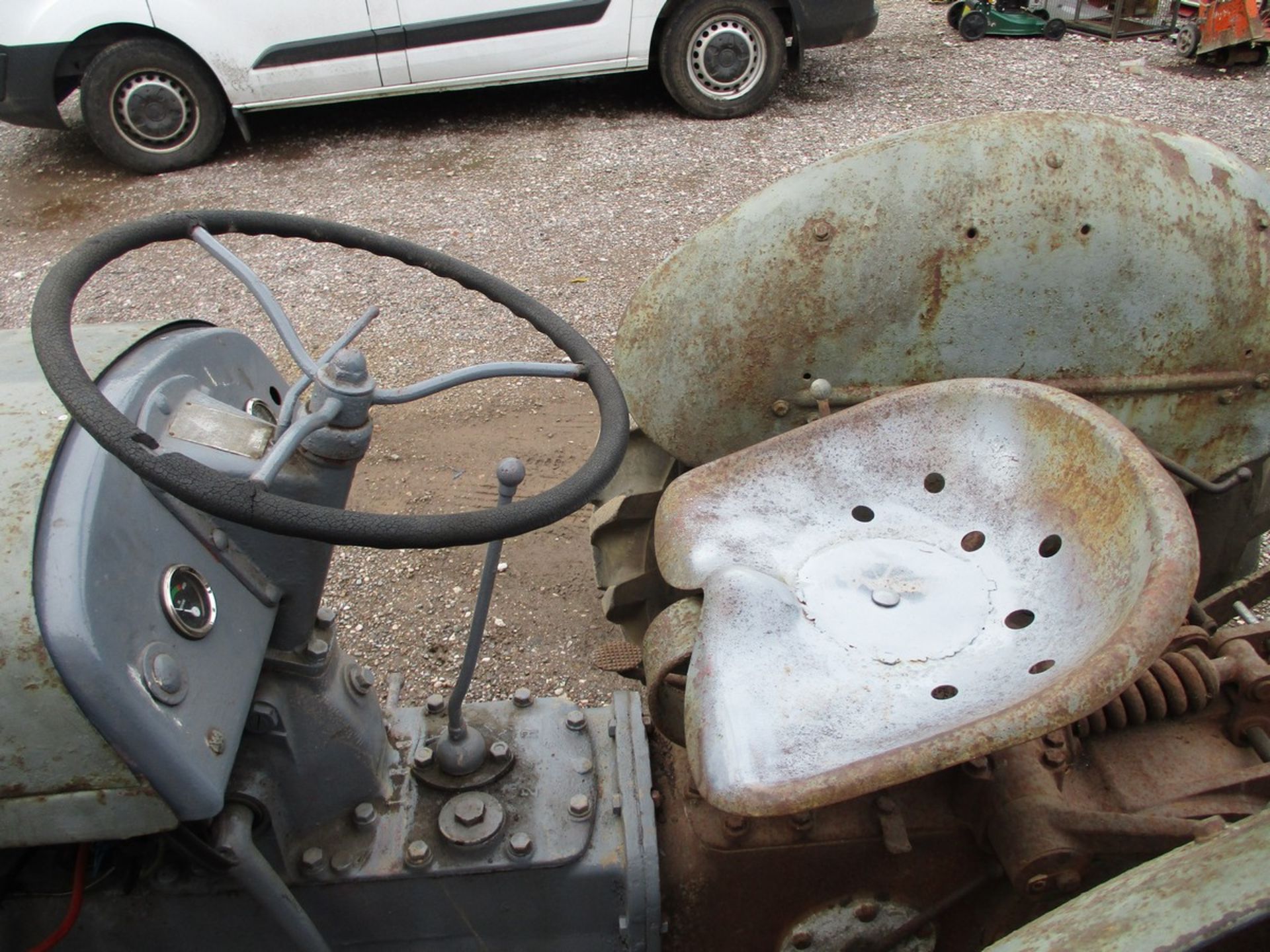 FERGIE T20 TRACTOR C/W 2 FURROW PLOUGH - Image 7 of 7