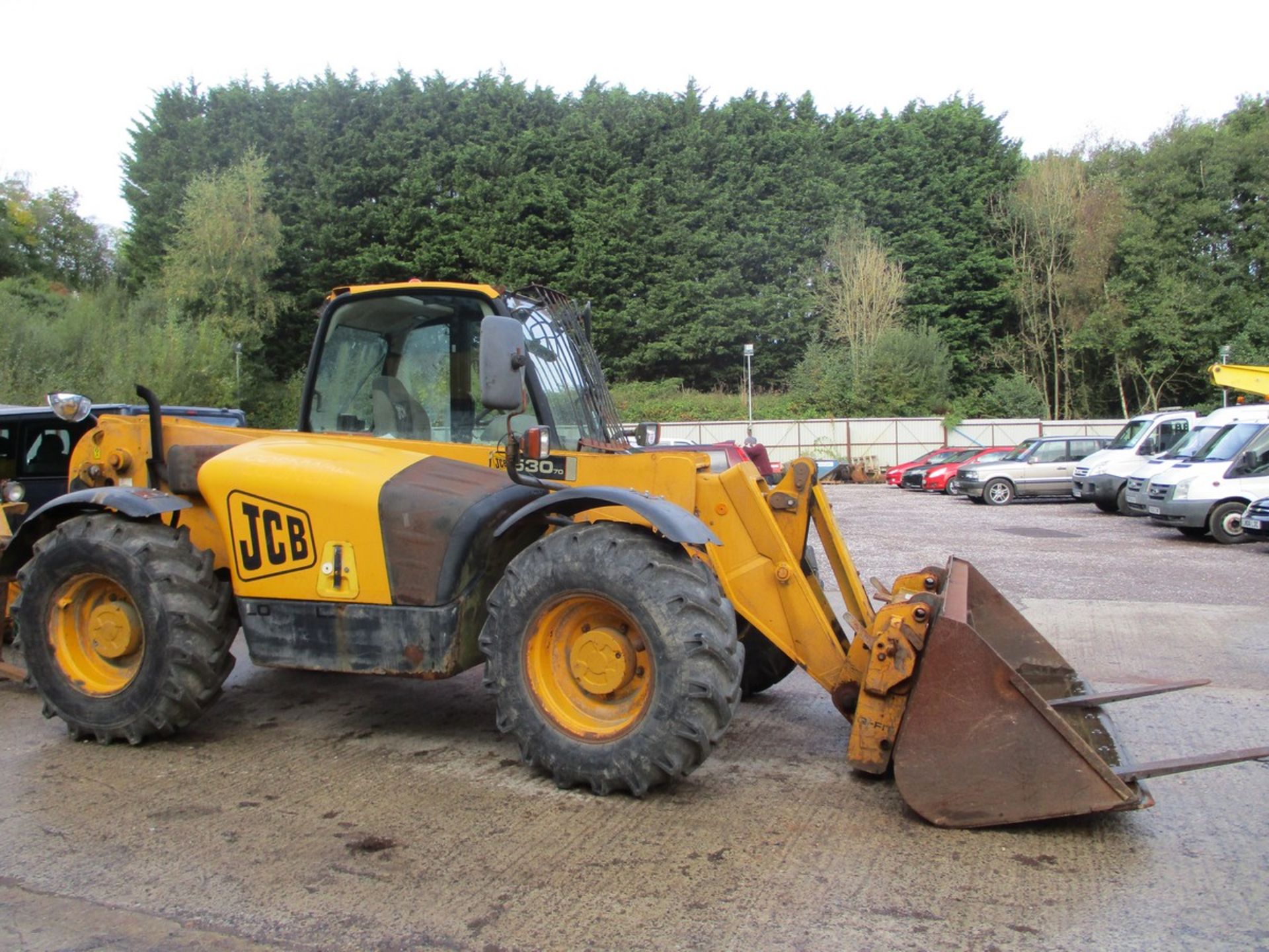 JCB 53070 TELEHANDLER C.W BUCKET & PALLET FORKS WX55 PGO (HOUR CLOCK NOT WORKING, NOISY WHEN - Image 3 of 8