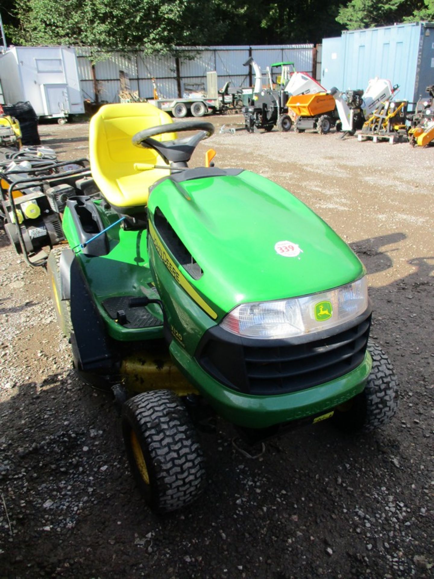 JOHN DEERE X120 RIDE ON MOWER