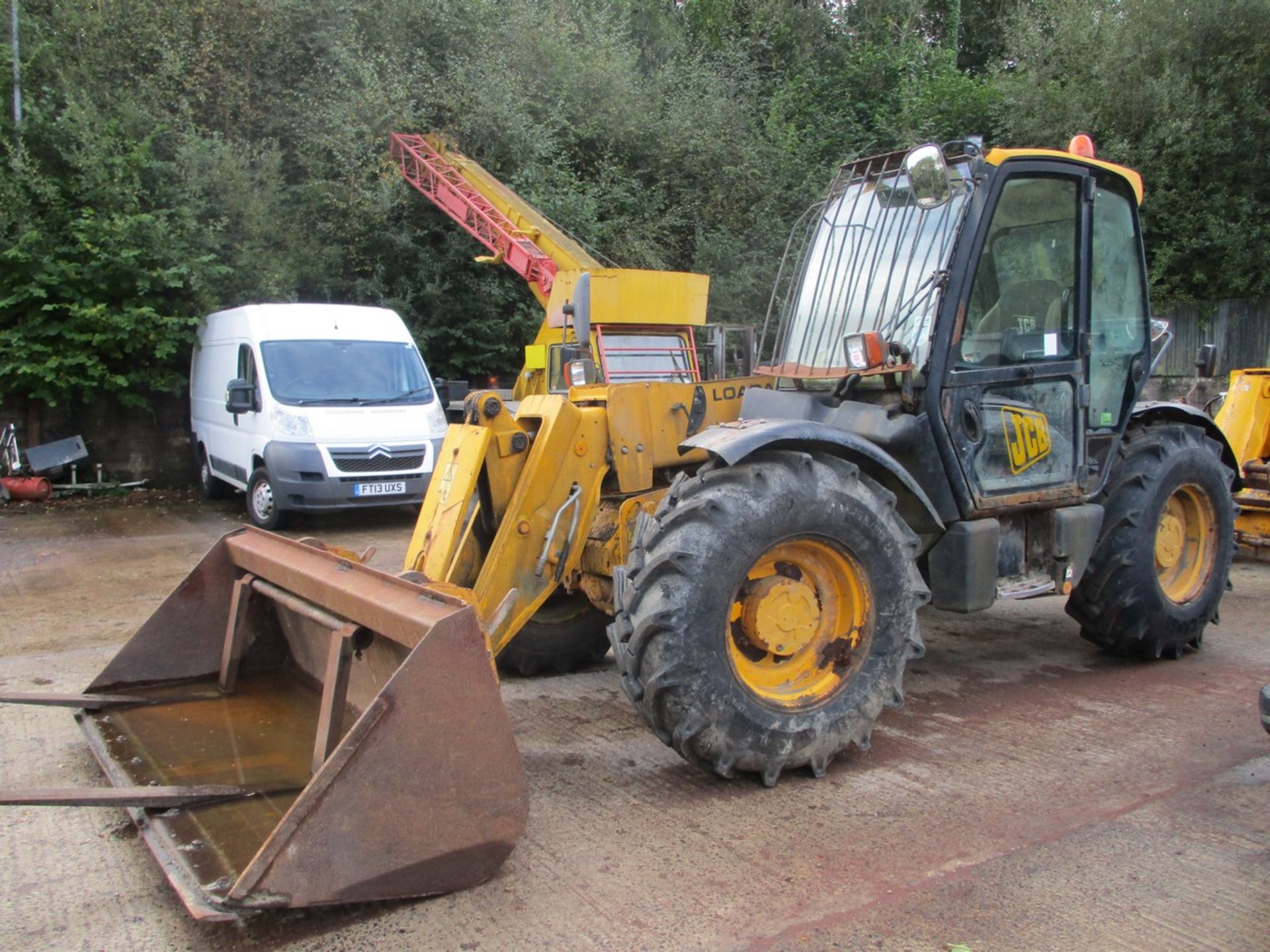 JCB 53070 TELEHANDLER C.W BUCKET & PALLET FORKS WX55 PGO (HOUR CLOCK NOT WORKING, NOISY WHEN