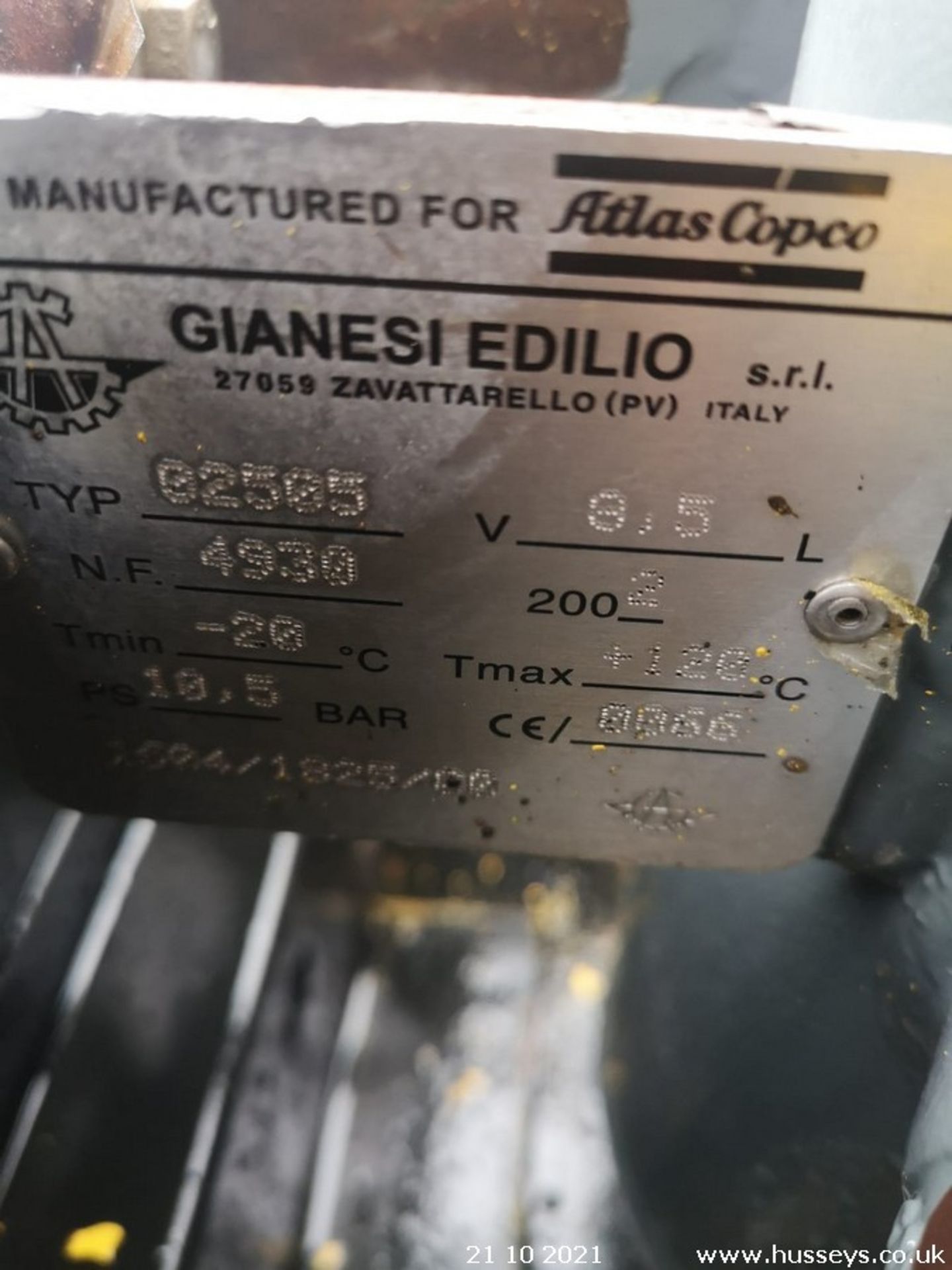 ATLAS COPCO COMPRESSOR YANMAR DIESEL ENGINE TWIN AIR OUTLET RMA - Image 10 of 10