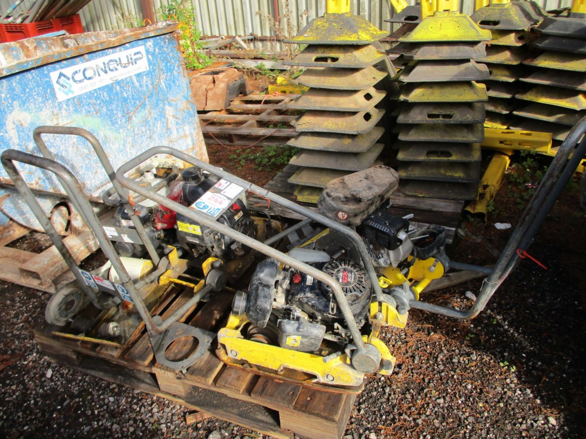 PALLET OF WACKER PLATE SPARES & PARTS