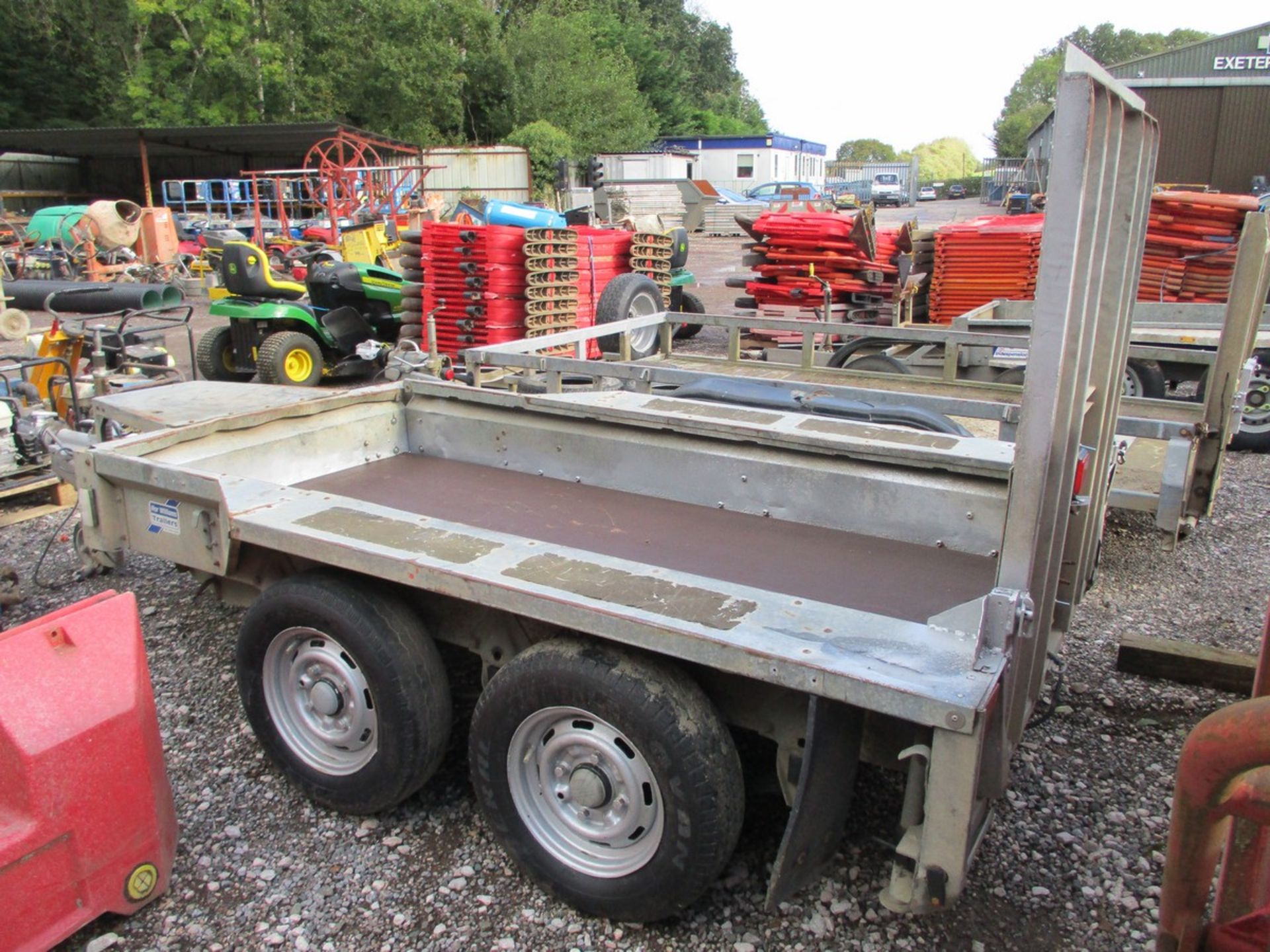IFOR WILLIAMS 8X4 PLANT TRAILER - Image 2 of 4