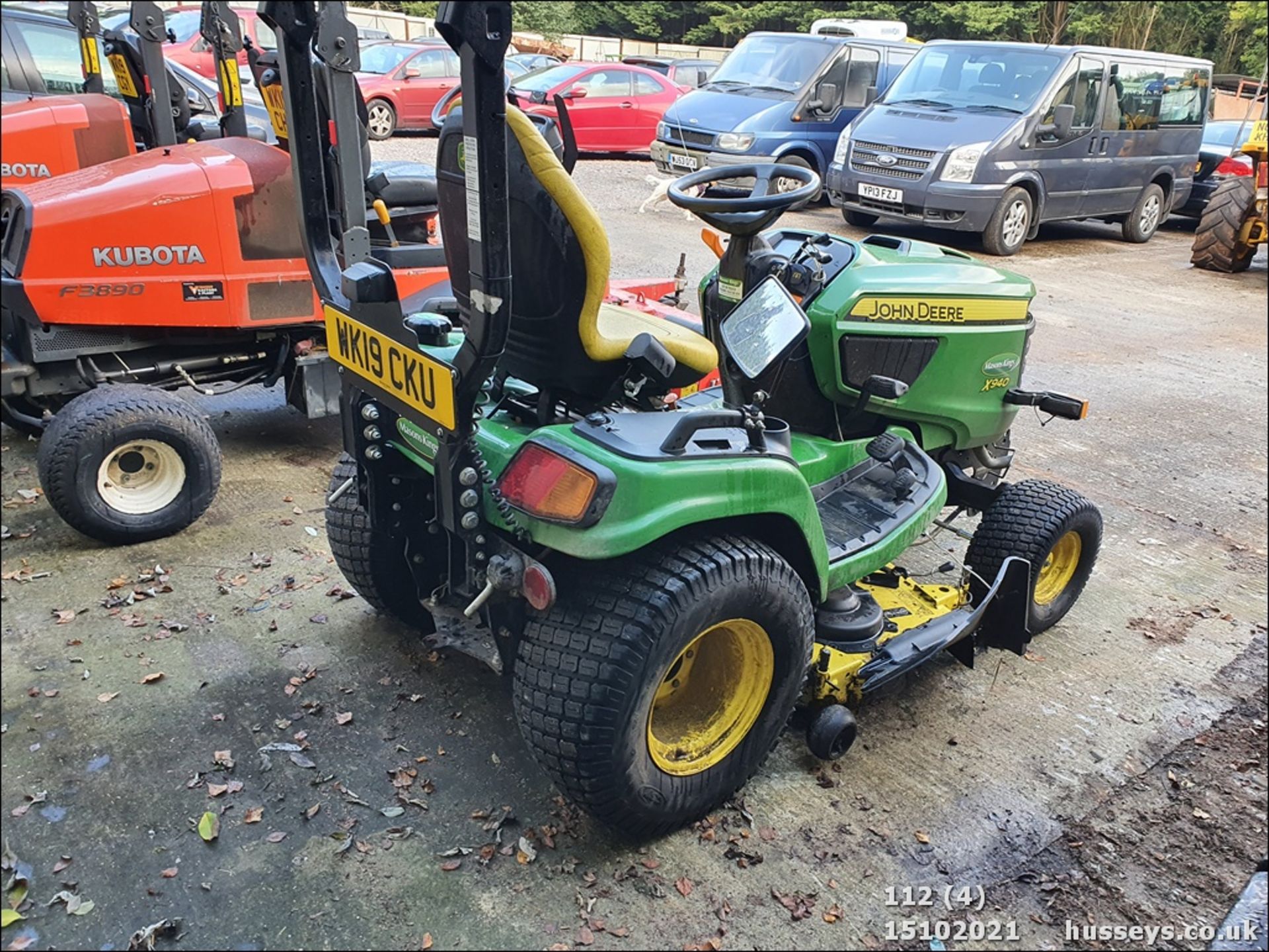 JOHN DEERE X940 MOWER 346 HOURS WK19CKU V5 KEY AND SERVICE SHEET - Image 4 of 8