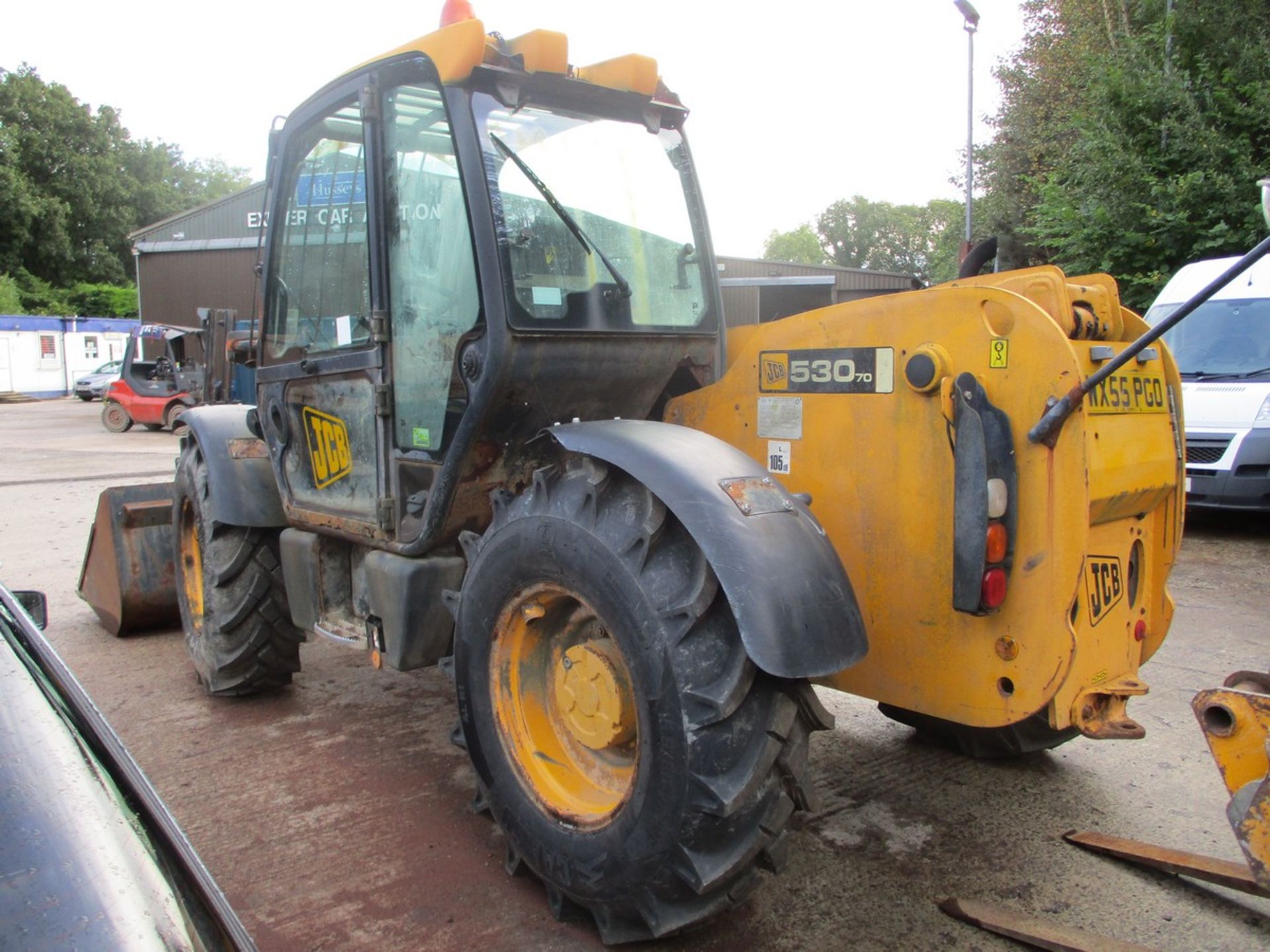 JCB 53070 TELEHANDLER C.W BUCKET & PALLET FORKS WX55 PGO (HOUR CLOCK NOT WORKING, NOISY WHEN - Image 5 of 8