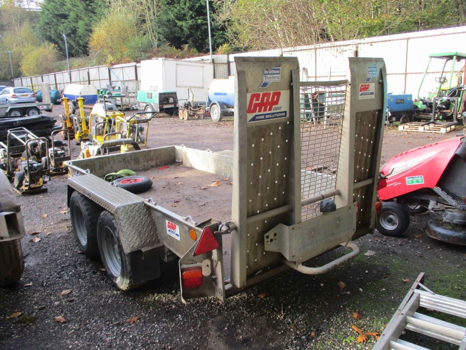 IFOR WILLIAMS TWIN AXLE PLANT TRAILER - Image 5 of 5