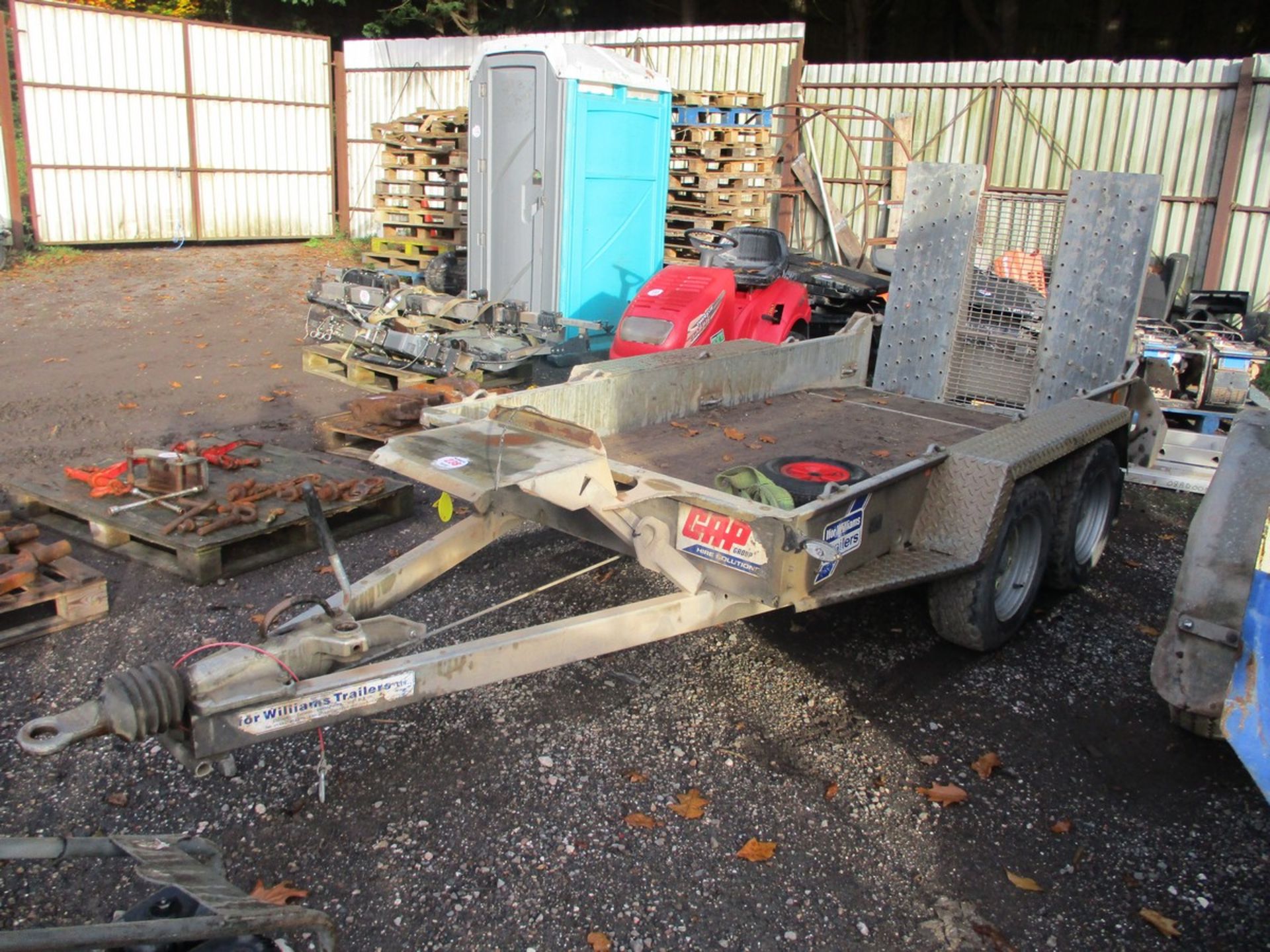 IFOR WILLIAMS TWIN AXLE PLANT TRAILER - Image 2 of 5