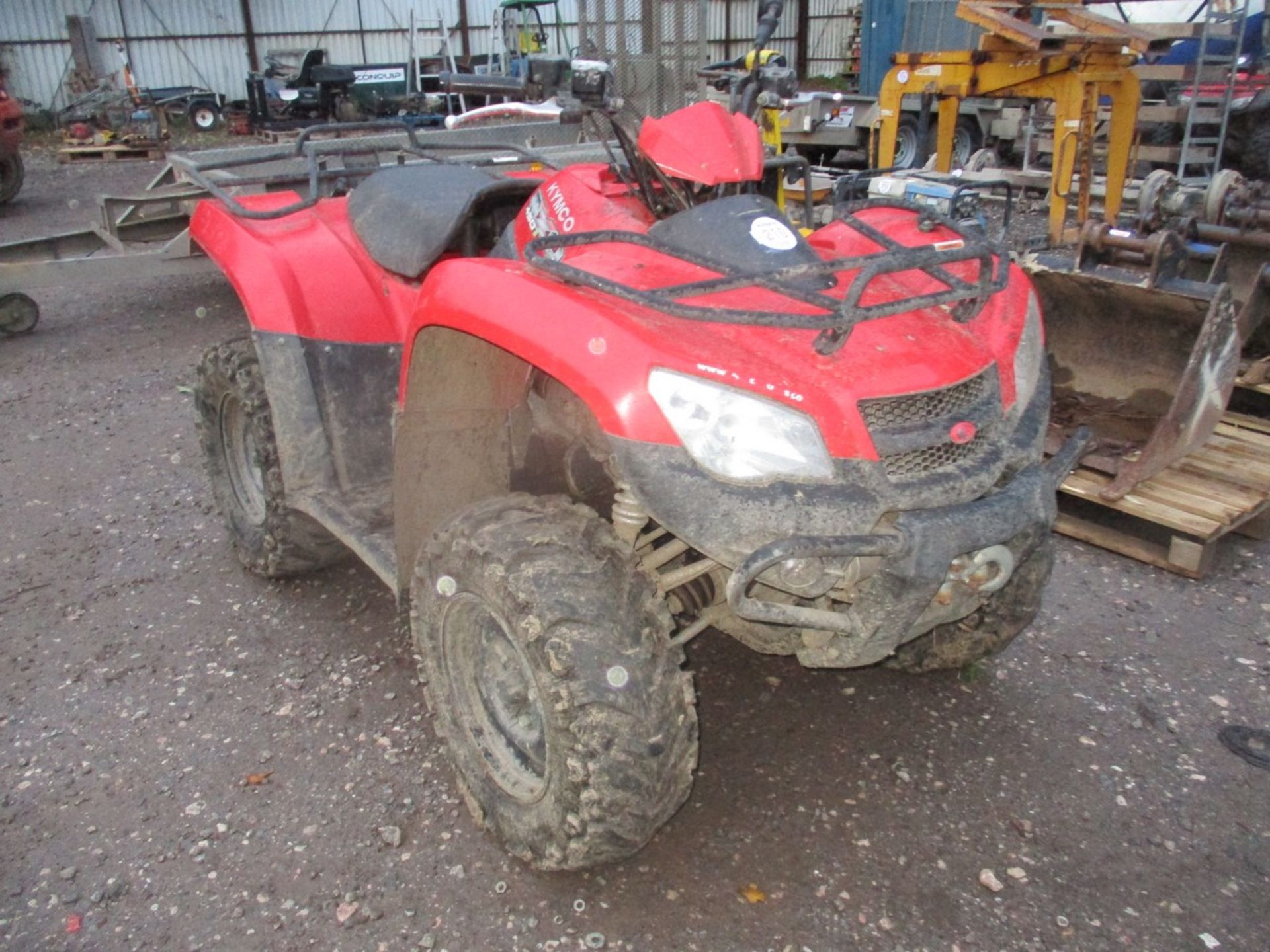 KYMCO 450 QUAD WA12 JHU (FROM A DECEASED ESTATE, NOT STARTING BEEN STOOD A WHILE) - Image 2 of 4